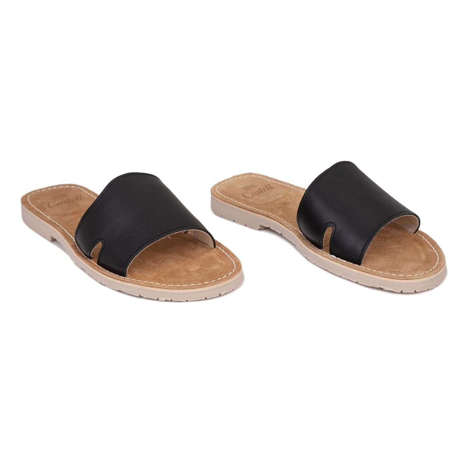 Premium Leather Menorcan Sandals for Women - Open Toe Comfortable Beach Sandals Shark ST 2360 A Ciervo | Perfect for Summer Vacations, Beach Trips and Casual Outings