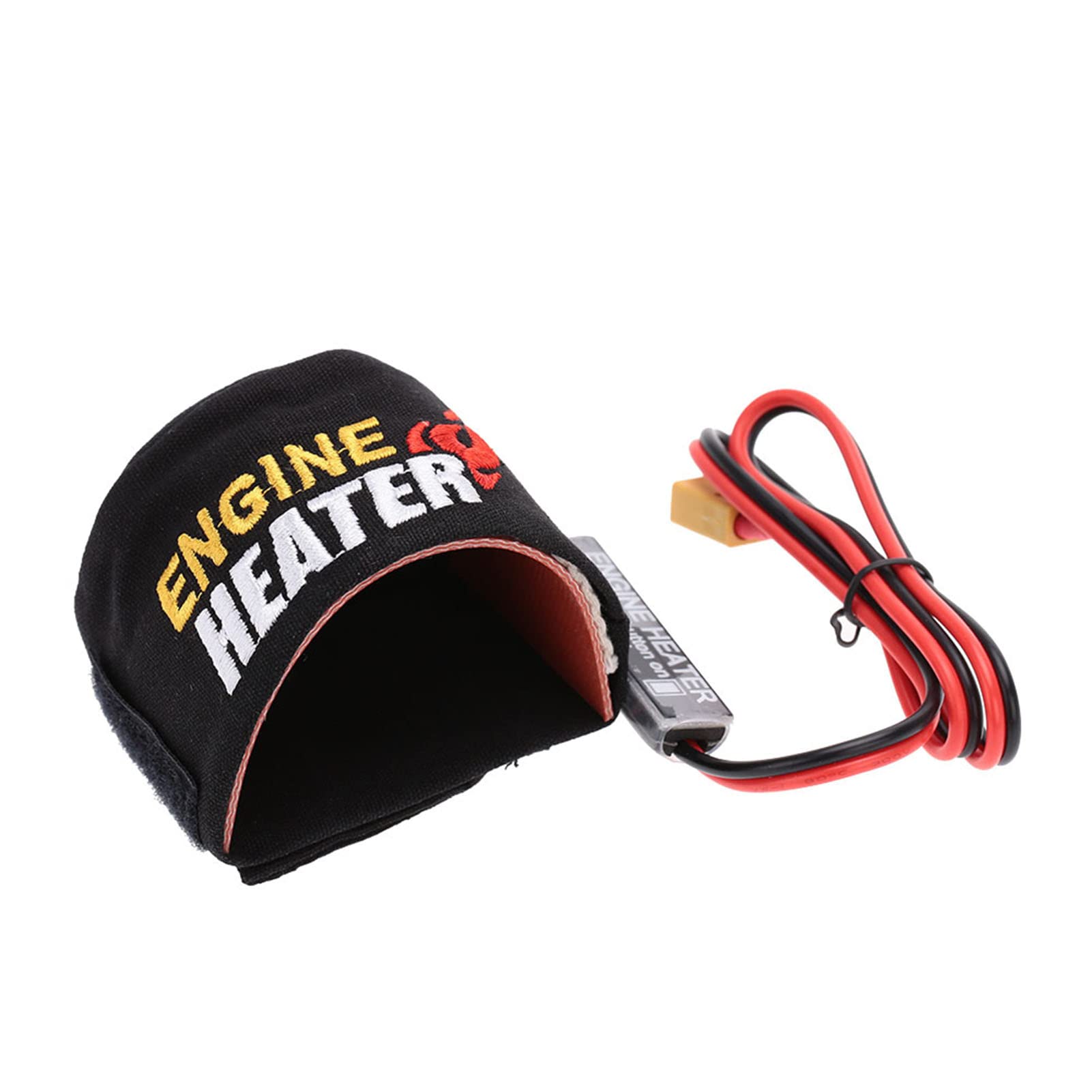 HUIOP RC Engine Heater for 1/5 1/8 1/10 Scale Nitro RC Cars, Airplanes & Helicopters (Fits 19-26 Size Engines) - Winter Preheating Solution for Cold Weather RC Racing & Flying