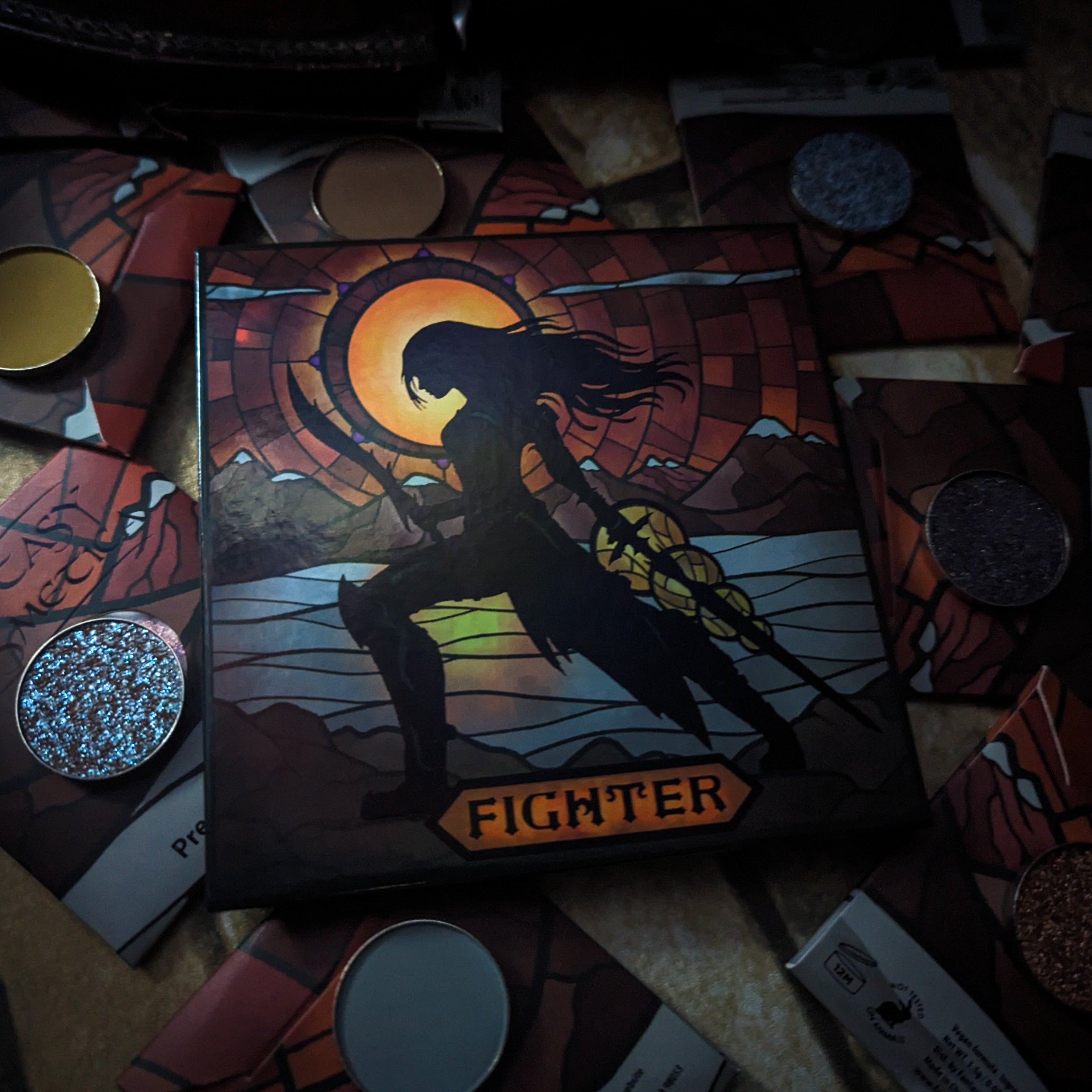 Fighter Eyeshadow Palette - 12 Highly Pigmented Matte & Shimmer Shades for Stunning Eye Looks | Perfect for Day to Night Makeup, Parties & Special Occasions