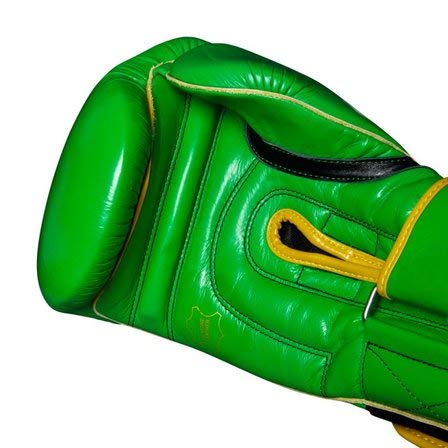 TITLE Boxing WBC Training Bag Gloves 16OZ - Green & Black Punching Bag Mitts for Boxing, MMA, Kickboxing & Fitness Training