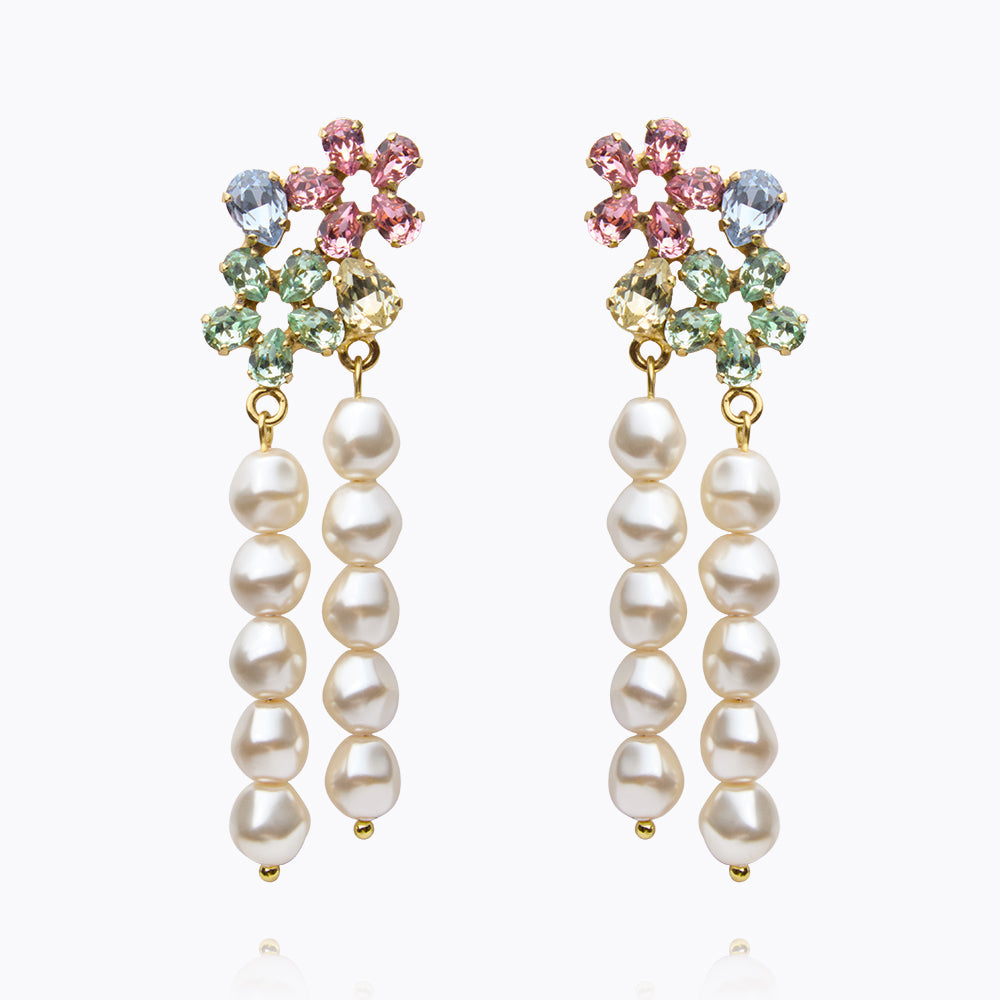 May Pearl Earrings - Elegant Pastel Color Combination for Women | Perfect for Weddings, Parties & Special Occasions