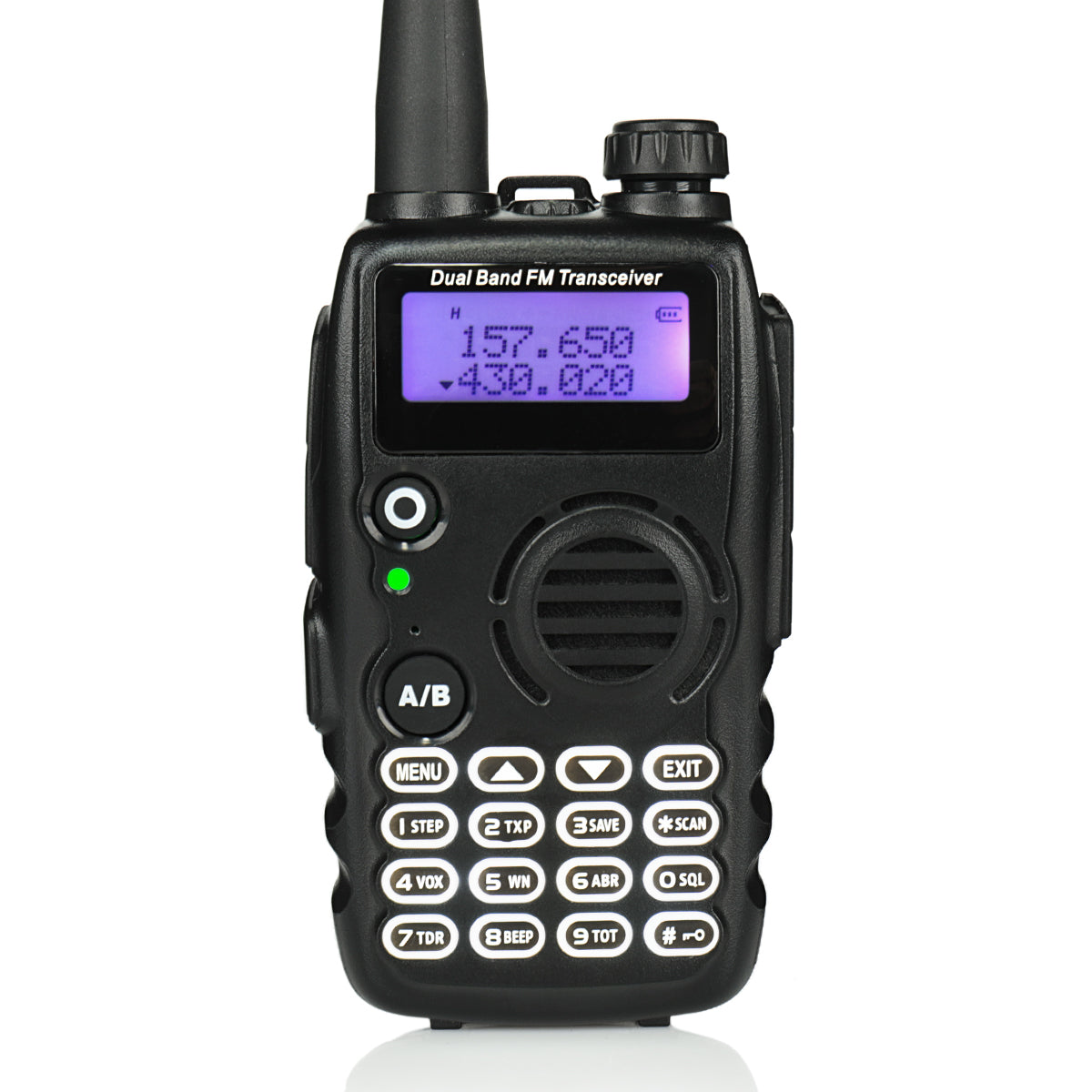 GA 5S Dual Band Tri Power Two-Way Radios (2 Pack + 1 Charging Cable) - Long Range Walkie Talkies for Outdoor Adventures, Construction Sites & Emergency Communication