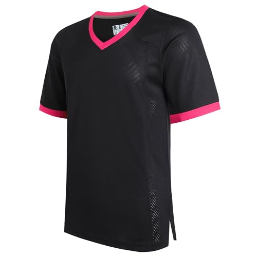 Pink Neck-black Jersey