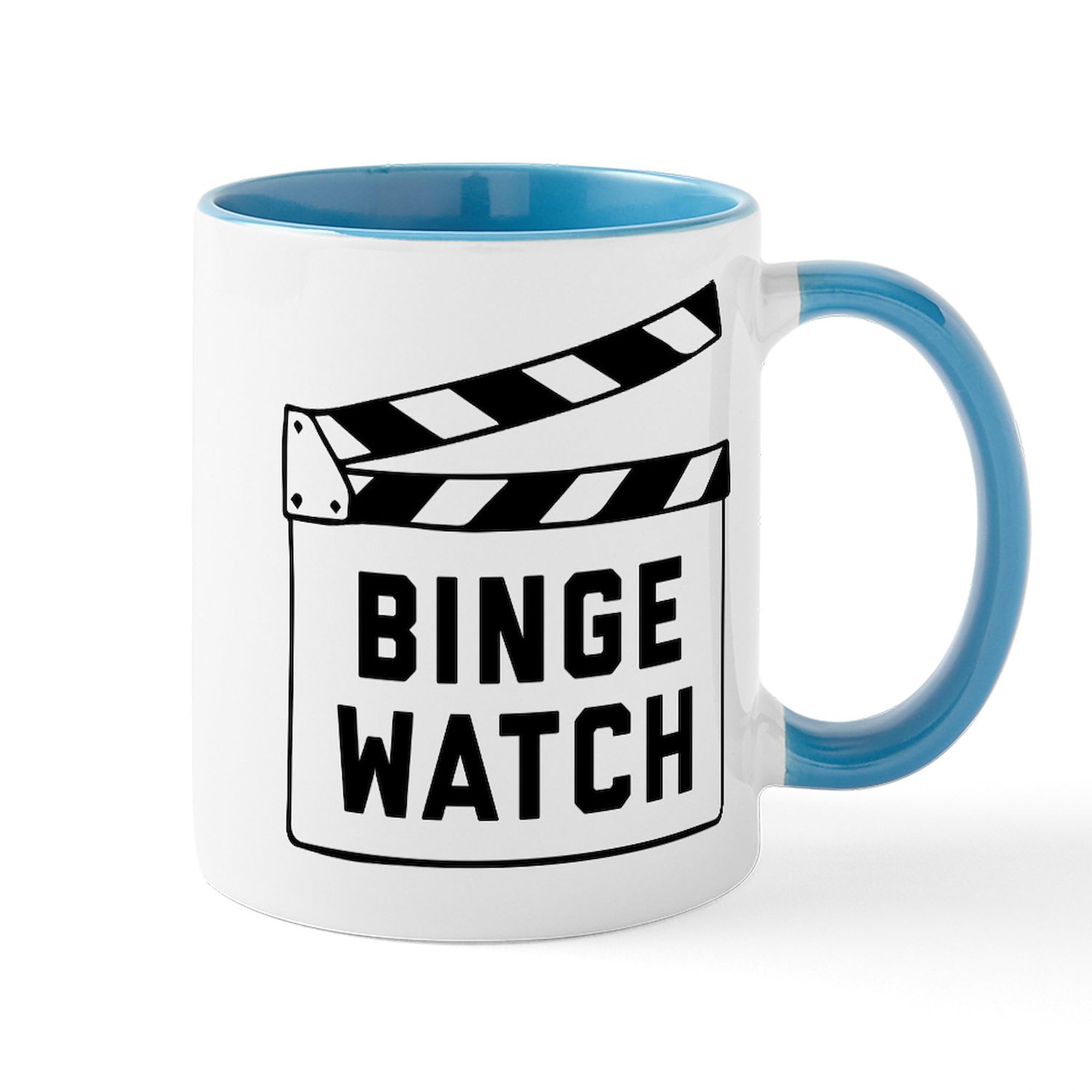 Binge 11 oz (325 ml) Ceramic Coffee Mug - Perfect for Hot & Cold Beverages, Office, Home & Gifts | Durable & Dishwasher Safe