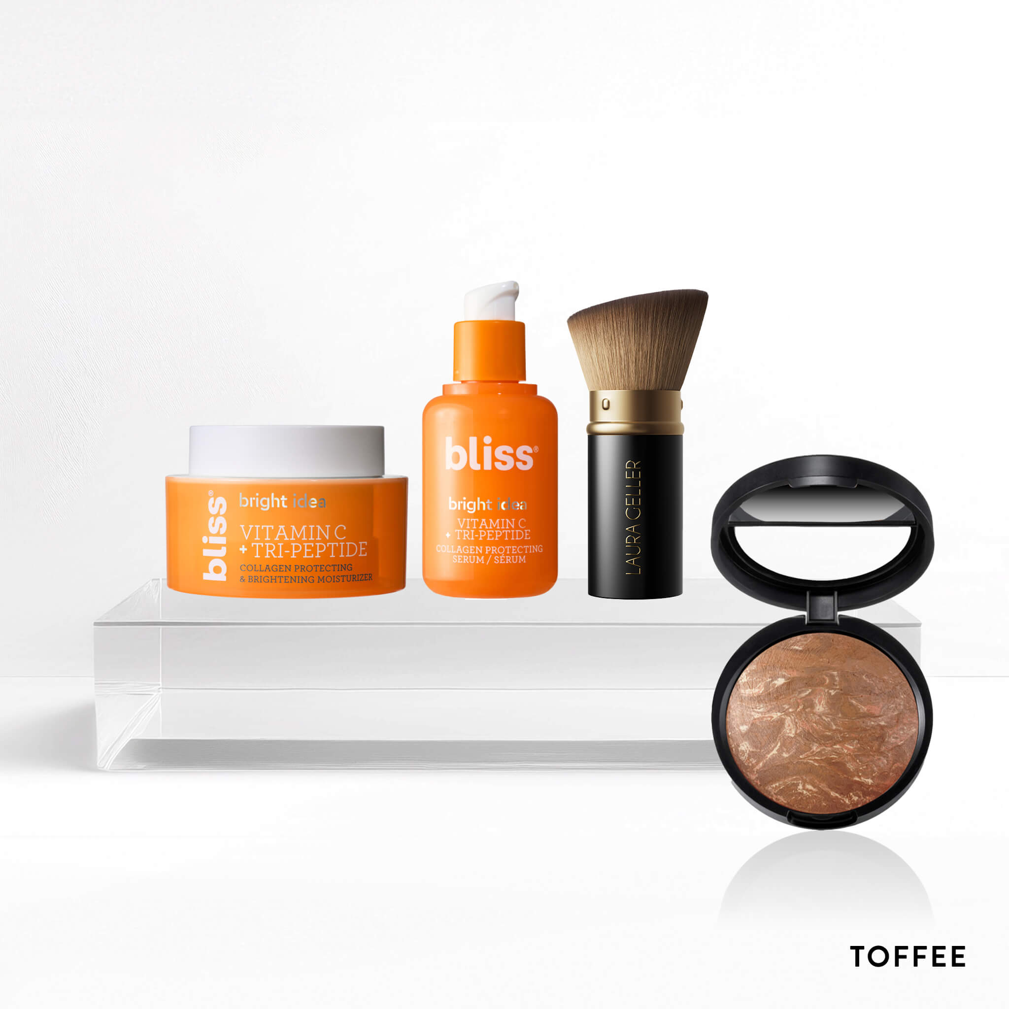 Better, Brighter Skin Kit (4PC) - Vitamin C Serum, Hyaluronic Acid Moisturizer & Exfoliator for Glowing Complexion | Perfect for Daily Skincare Routine & Anti-Aging Treatment