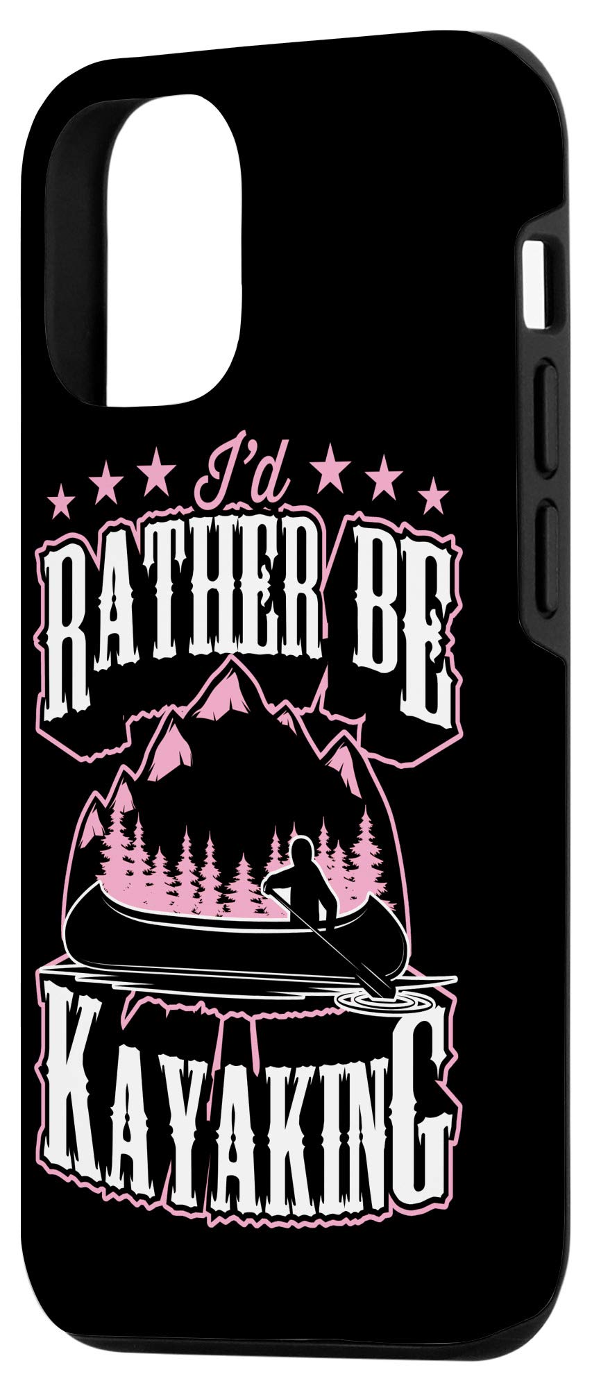 iPhone 12/12 Pro Kayaking Nature Design Phone Case - Durable Protective Cover for Outdoor Adventures, Travel & Daily Use