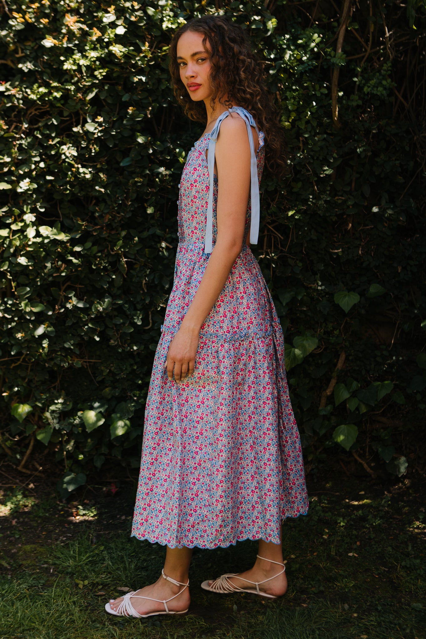 Lilianna Floral Print Dress for Women - Elegant Summer Maxi Dress for Beach, Wedding & Party Occasions