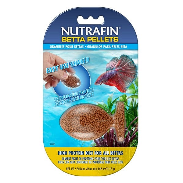 Nutrafin Betta Pellets - Premium Fish Food for Betta Fish | High Protein Nutrition for Healthy Growth & Vibrant Colors | Perfect for Home Aquariums & Fish Tanks