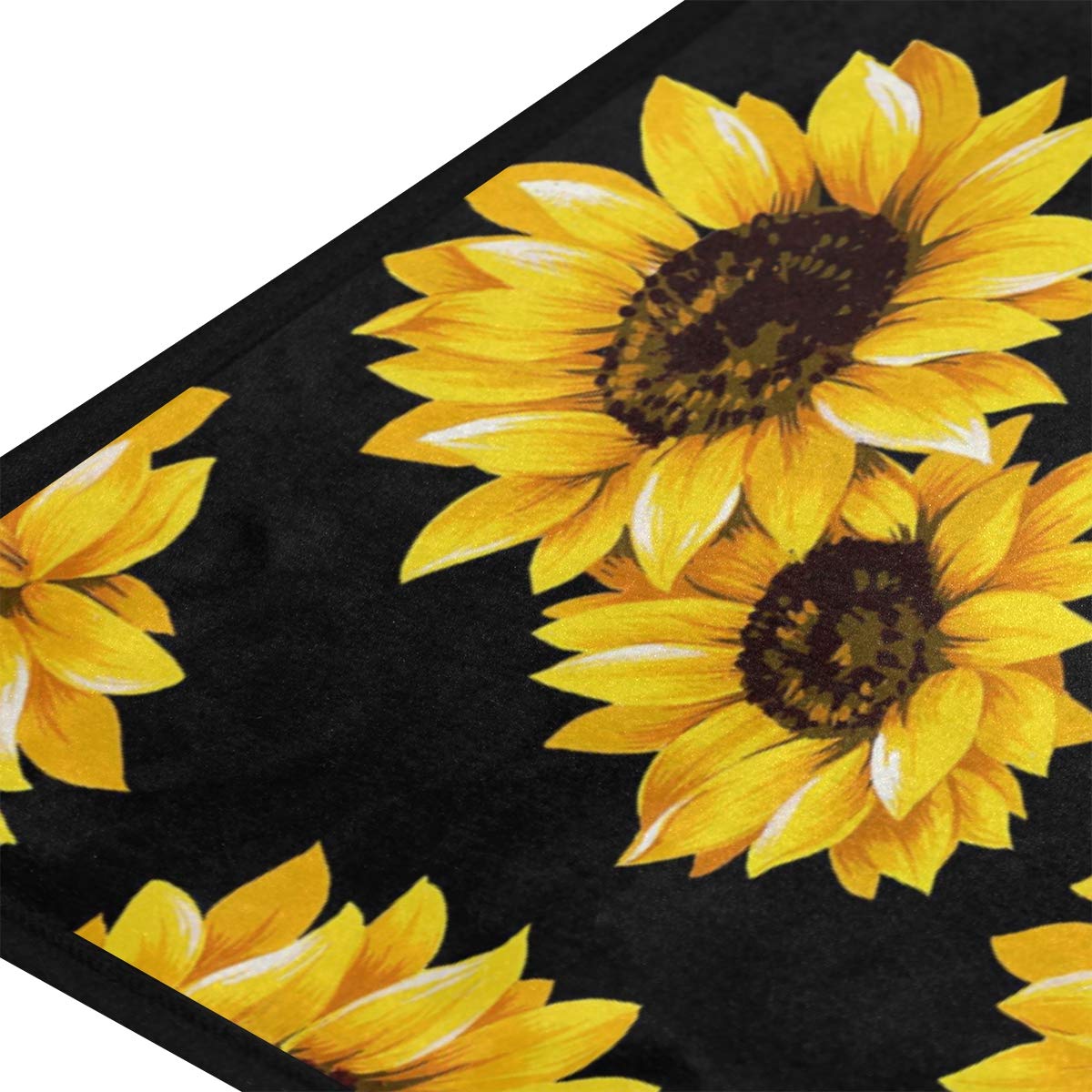 Sunflower Anti-Fatigue Kitchen Mat - Non-Slip, Stain-Resistant for Indoor/Outdoor Use