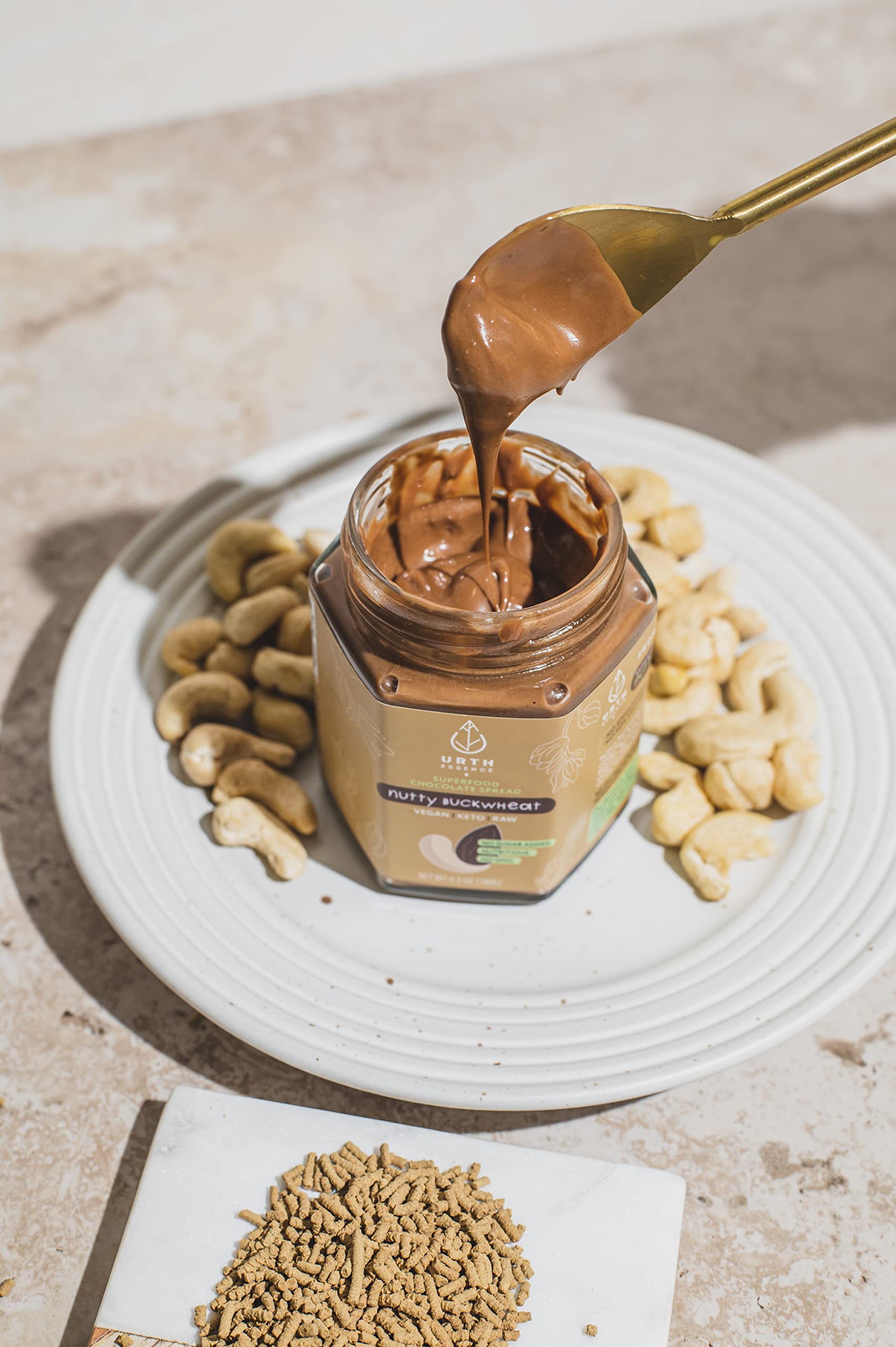 Sugar Free Chocolate Nut Spread - Vegan, Gluten Free, KETO Friendly Healthy Snack for Adults & Kids | Perfect for Toast, Pancakes & Desserts | Palm Oil Free, Dairy Free Alternative