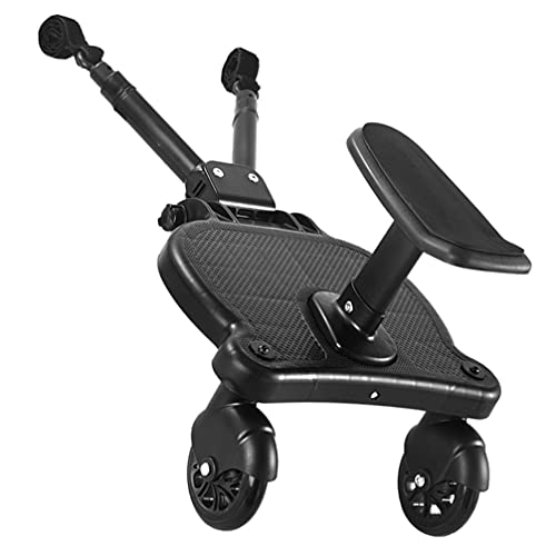 **SUPVOX Universal Stroller Accessory - Black Baby Rider Auxiliary Pedal for Strollers | Perfect for Toddlers & Parents on the Go**
