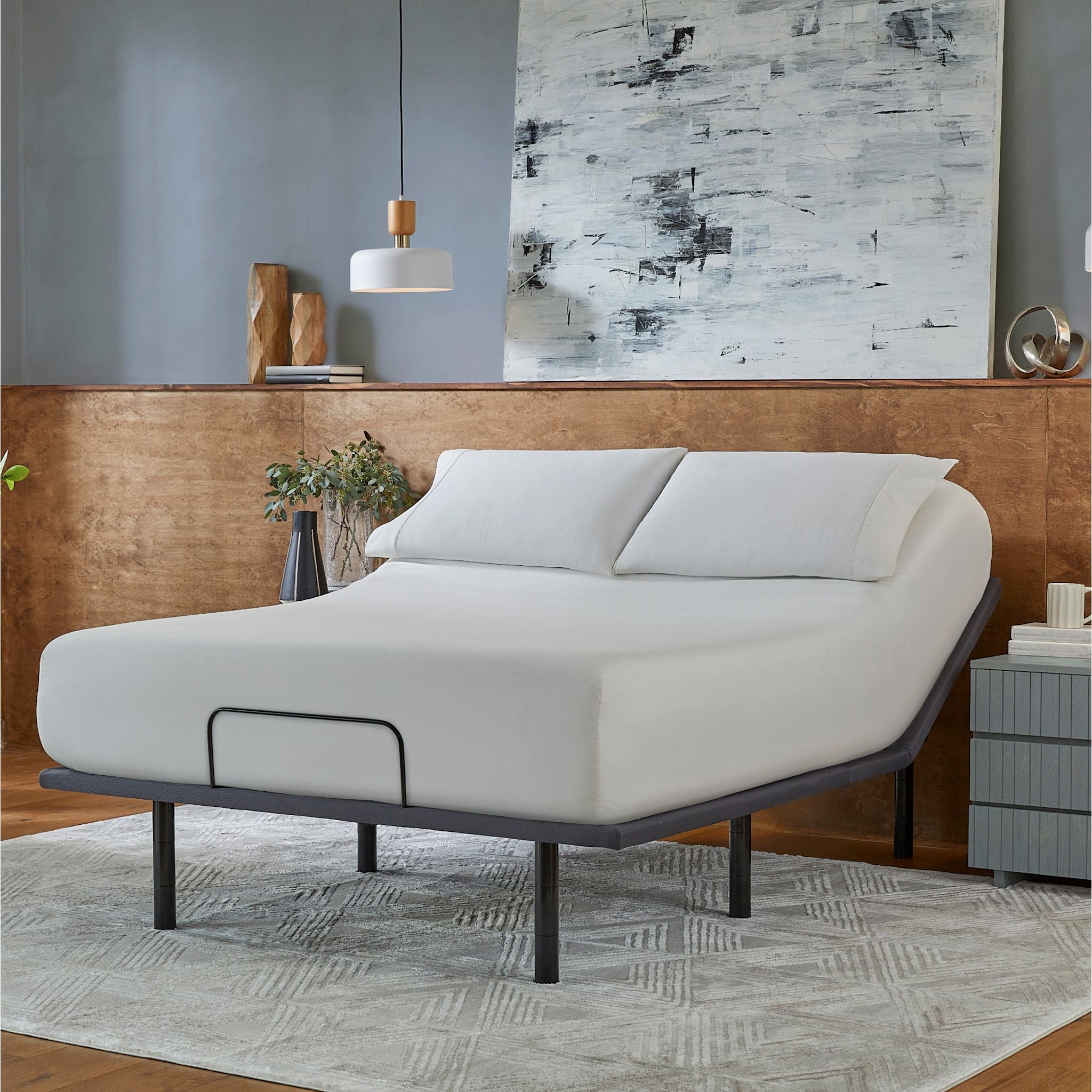Beautyrest BaseLogic Silver Lifestyle Base - Premium Mattress Foundation for Enhanced Support & Comfort | Perfect for Bedroom, Guest Room & Dorm Use