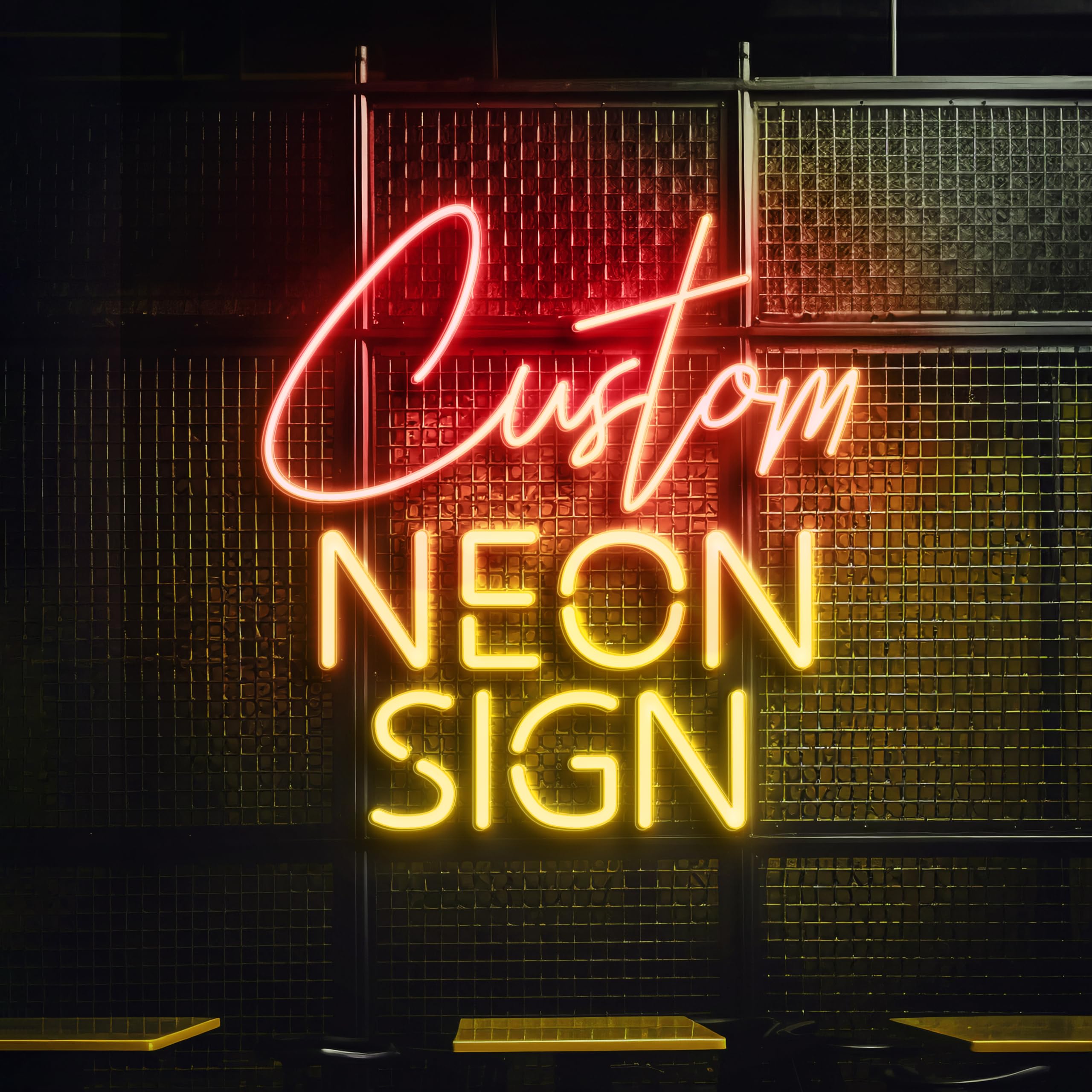 Custom LED Neon Sign - Personalized Wall Decor for Business, Bedroom, Gamer Room & Events | Birthday, Anniversary & Party Neon Lights | Perfect for Streamers, Bars & Home Decoration