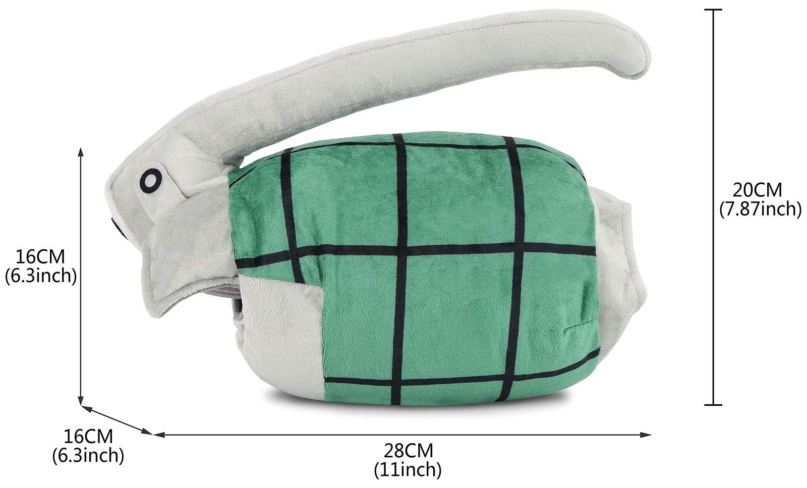 Roffatide Anime Katsuki Bakugo Plush Pillow - Grenade Shaped Cosplay Throw Pillow Set of 2 for My Hero Academia Fans | Perfect for Bedroom Decor, Anime Collectibles & Gift Giving
