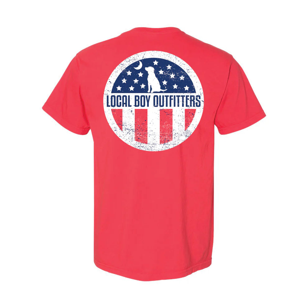 Patriotic T-Shirt for Men - American Flag Graphic Tee - Comfortable Cotton Shirt for 4th of July, Veterans Day & Patriotic Events