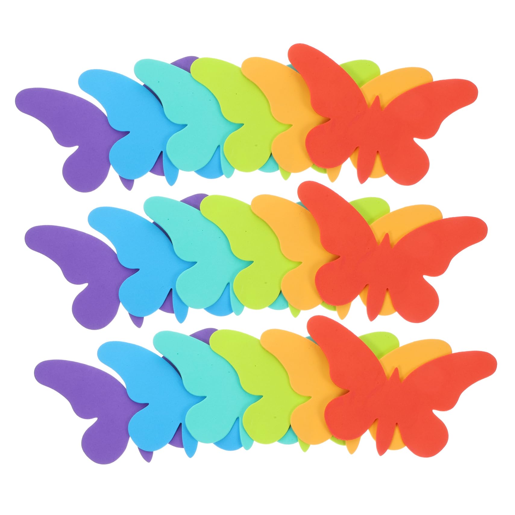 36PCS 3D Butterfly Foam Patches - DIY Craft Supplies for Birthday Party Decor, Wall Art, Cake Toppers, Fabric Embellishments | Perfect for Home, Wedding, Scrapbooking & Event Decoration