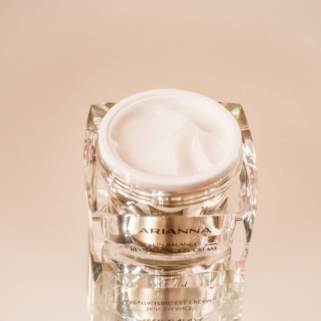 **ARIANNA-SKINCARE Skin Balance Revitalizing Face Gel Cream - Lightweight Daily Facial Moisturizer, Makeup Primer, Non-Greasy & Natural Hydration for Long-Lasting Radiance | Perfect for Day & Night Use, Under Makeup, or Post-Cleansing Routine**