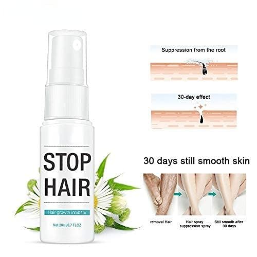 Best Hair Remover for Women - Permanent Hair Growth Inhibitor Spray for Face & Body | Painless Hair Removal for Smooth Skin at Home