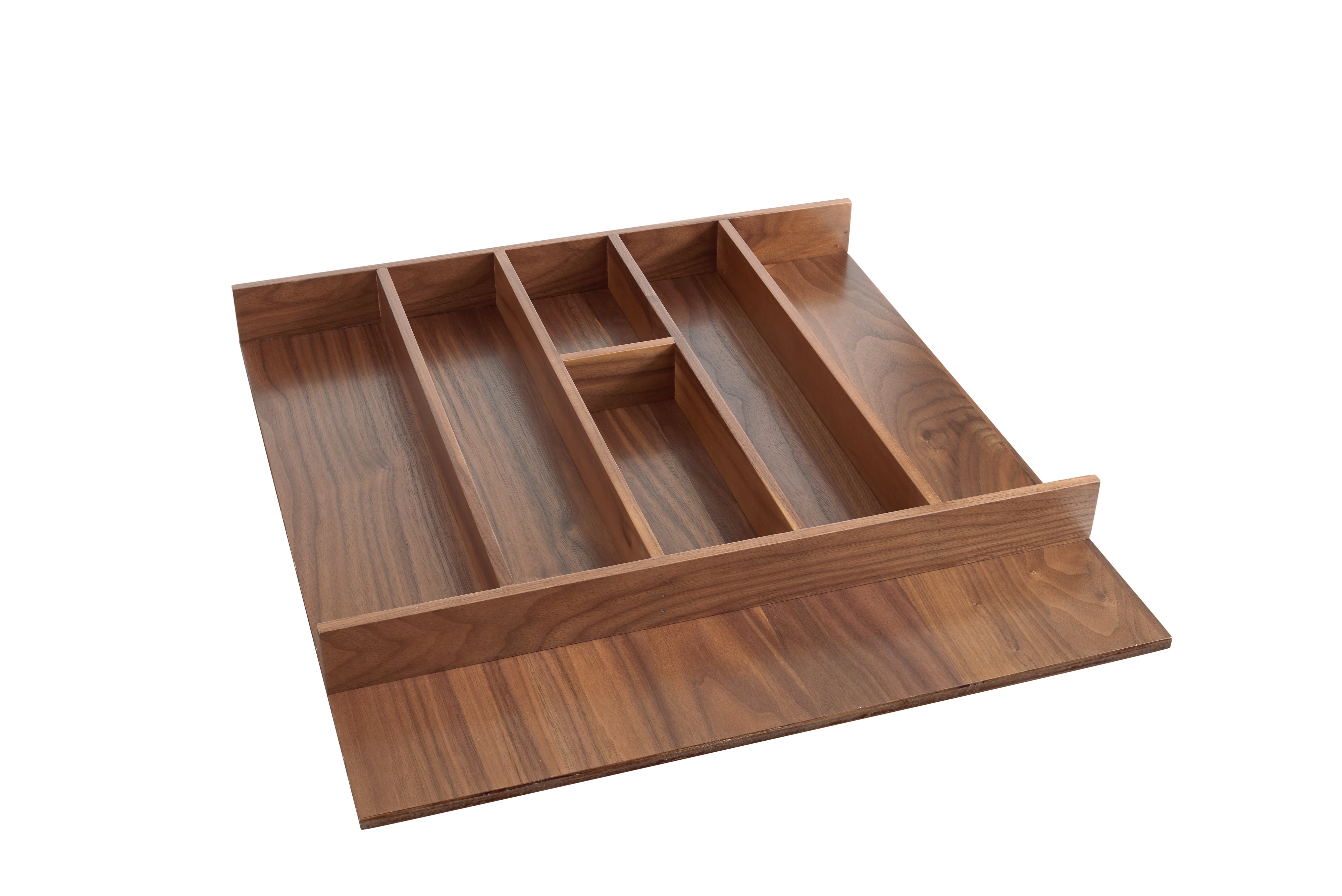 Premium Euro Walnut Utility Cookware Divider - 18 Inch Kitchen Organizer for Pots, Pans & Lids - Perfect for Cabinet, Drawer & Pantry Storage