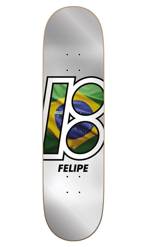 Plan B Felipe Global Deck 7.75 Inch Skateboard Deck - Professional Street Skateboard for Tricks & Commuting | Perfect for Skate Parks & Urban Riding