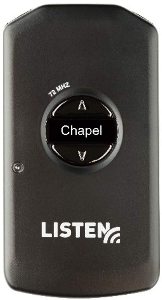 Listen Technologies MH-4200-072-P1 Meeting House Assistive Listening Receiver Kit - Includes MH-4200-072 Receiver, LA-421 USB Charger, LA-430 Neck Loop Lanyard & LA-401 Ear Speaker - Perfect for Churches, Theaters & Hearing Impaired Assistance