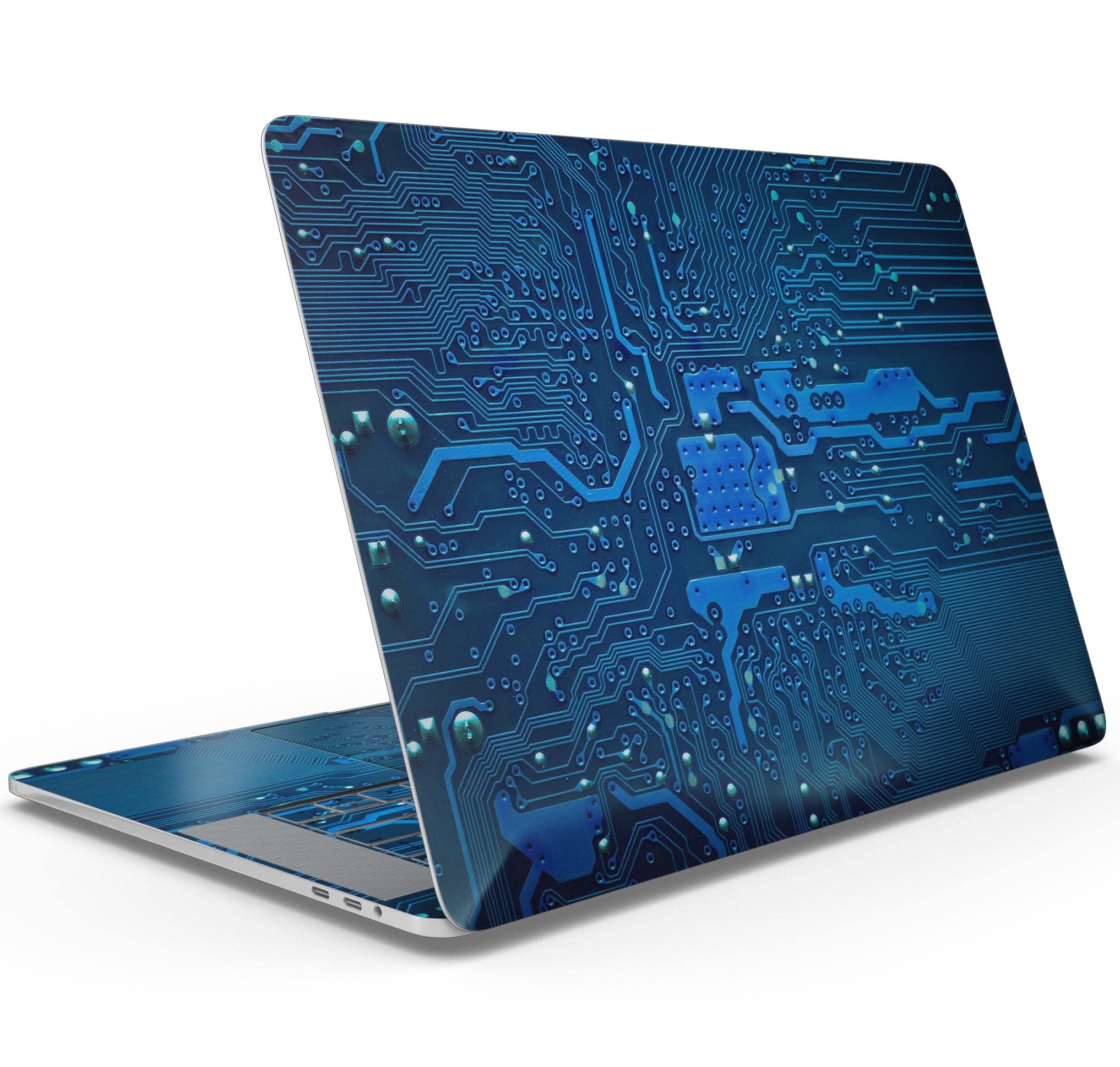 Electric Circuit Board Full-Body Wrap Scratch Resistant Decal Skin Kit for MacBook 13