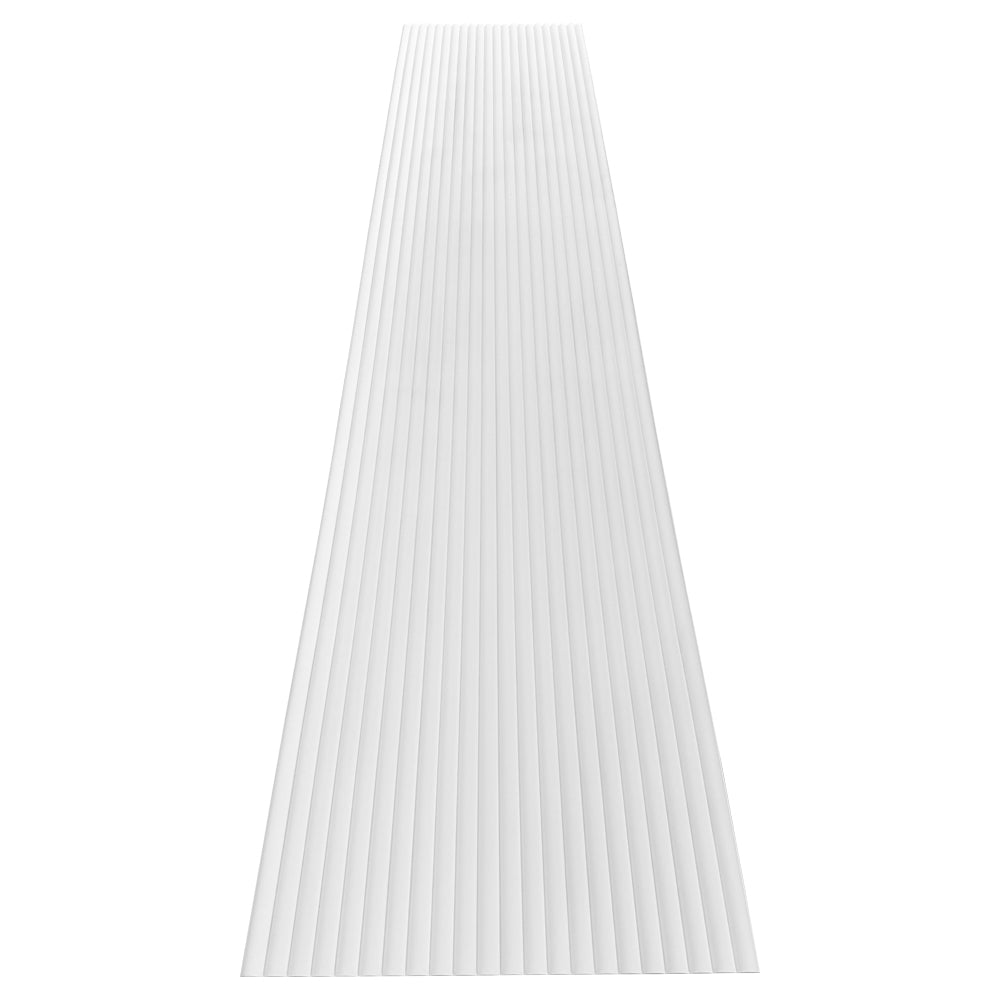 WOODFLEX White Primed Flexible Half Round Molding 2700mm x 600mm - Perfect for Crown Molding, Ceiling Trim & Interior Decoration