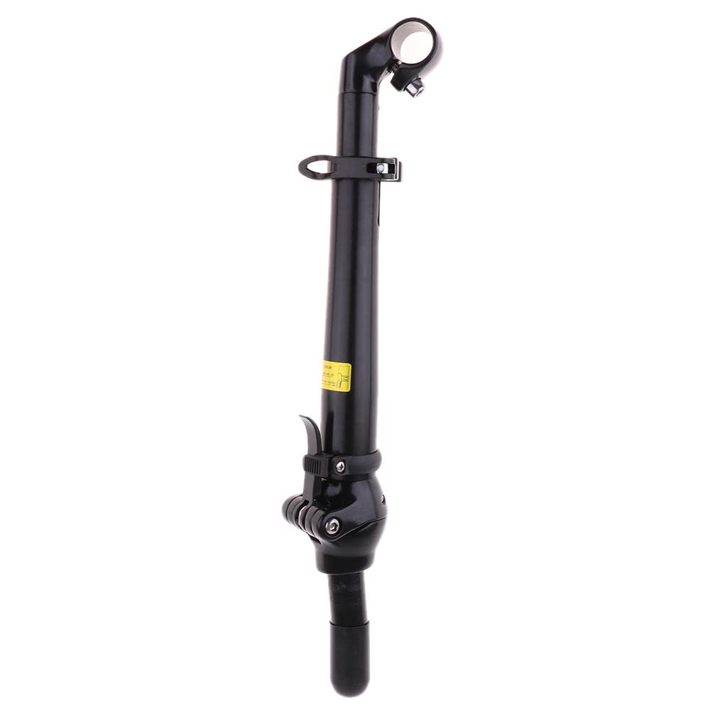 Simhoa Durable Folding Bike Handlebar Stem Riser - 25.4mm Black Mountain Bike Accessory for Cycling & Commuting | Perfect for MTB, Road Bikes & Urban Riding