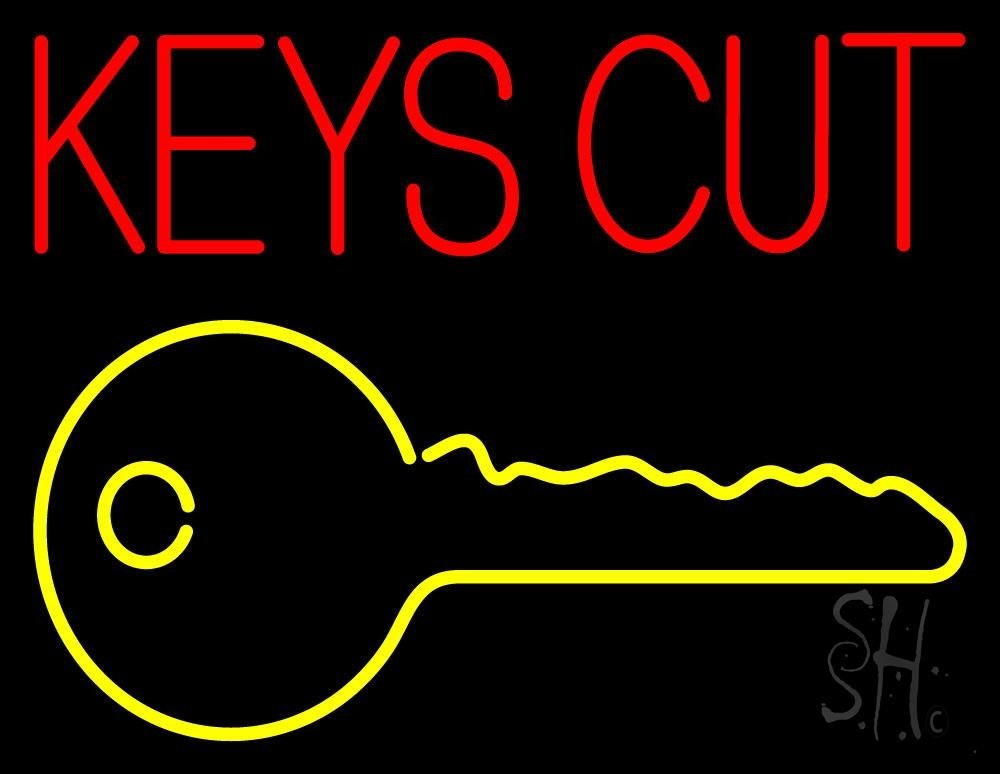 Custom Neon Key Sign - 24