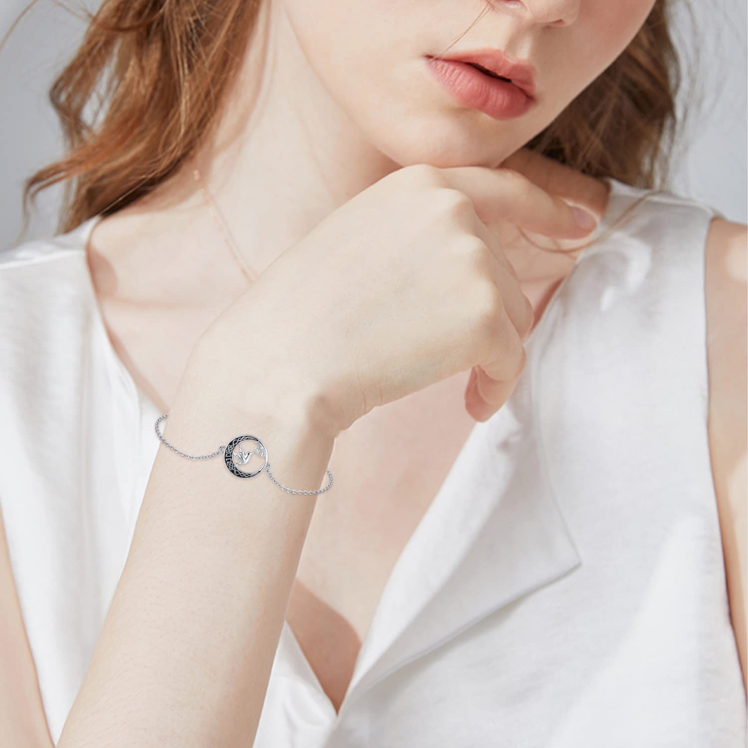 925 Sterling Silver Bracelets for Women - Dinosaur, Rose, Hummingbird, Infinite Love & Elephant Animal Charm Bracelets | Thoughtful Jewelry Gift for Girlfriend, Wife, Daughter | Perfect for Birthdays, Anniversaries & Everyday Wear