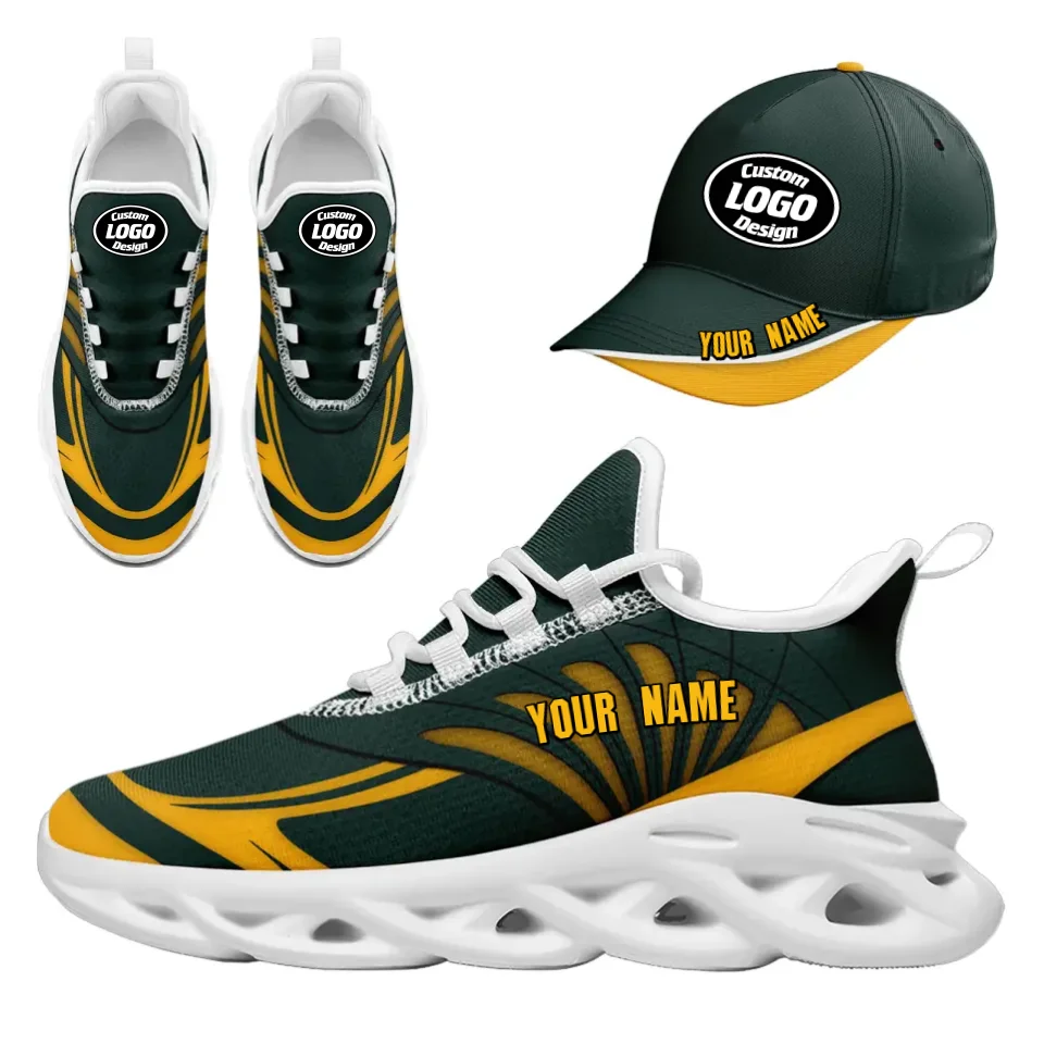 Custom Maxsoul Sneaker & Hat Gift Set - Personalized Sneakers & Apparel Combo for Brand Promotion, Fan Festivals, Sports Events & Corporate Gifts - Perfect for Birthday Presents, Team Uniforms & Marketing Campaigns