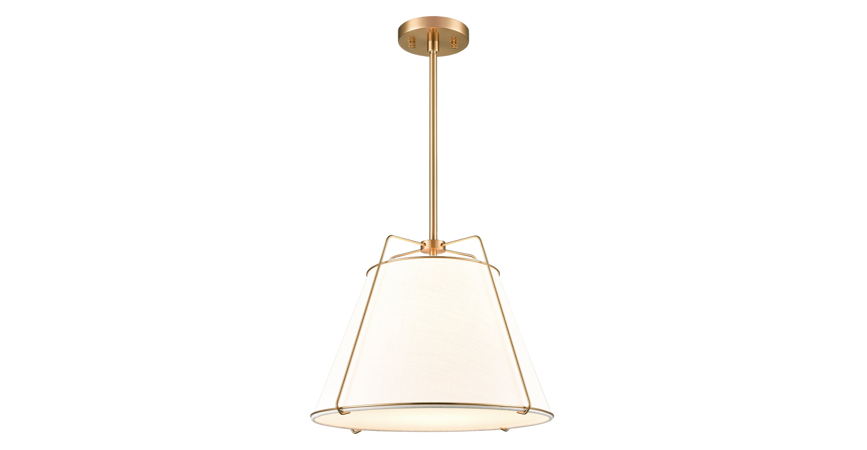 Antique Brass/White
