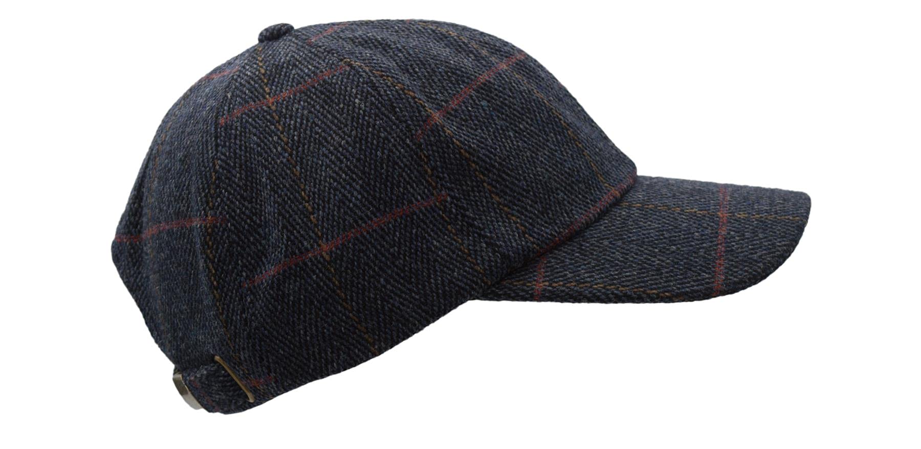 Walker & Hawkes Derby Tweed Baseball Cap - Classic English Style Adjustable Flat Cap for Men | Perfect for Golf, Outdoor Activities & Casual Wear