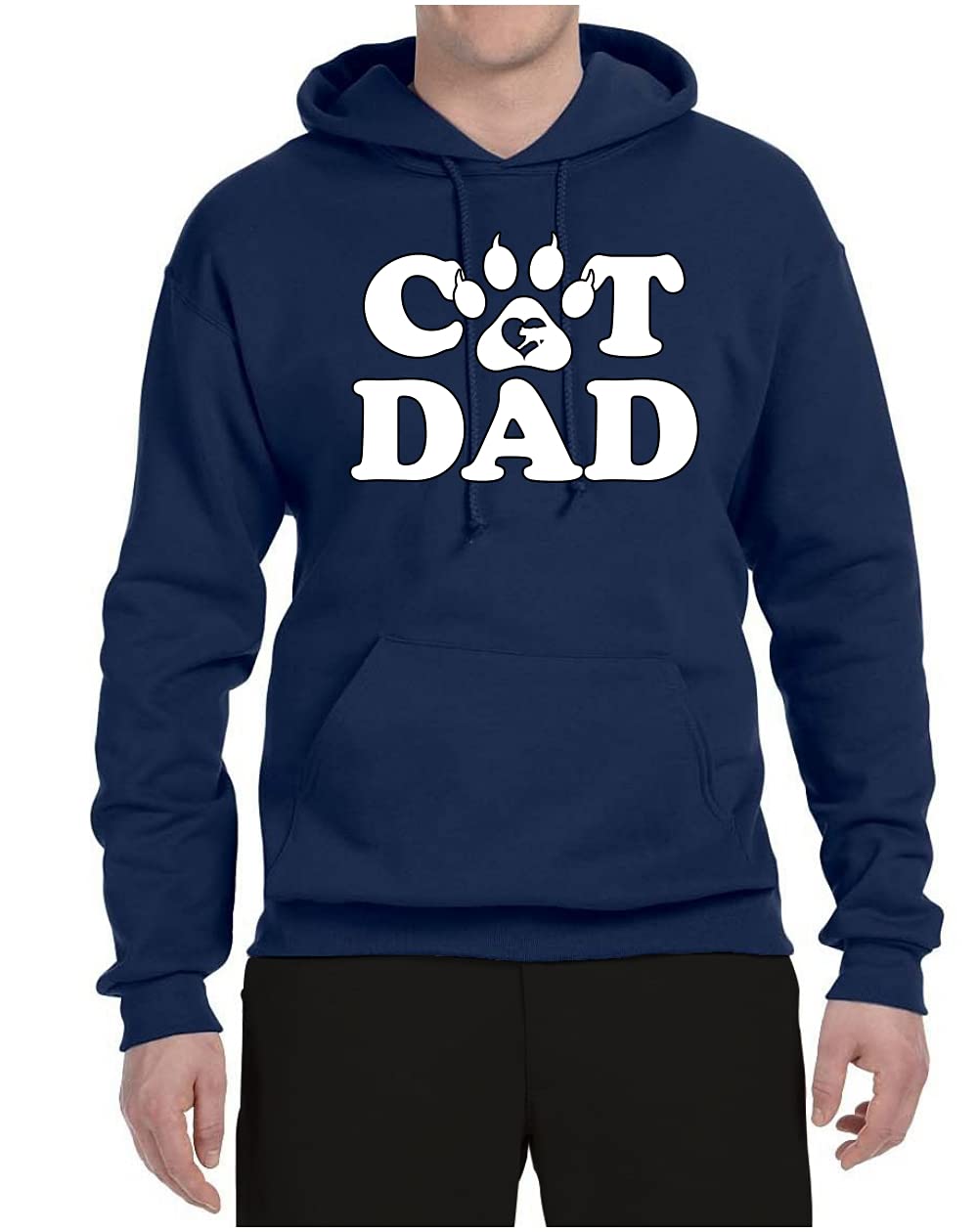 Wild Bobby Best Cat Dad Daddy Gift - Funny Pop Culture Unisex Graphic Hoodie Sweatshirt for Men & Women | Perfect for Father's Day, Birthday & Cat Lovers