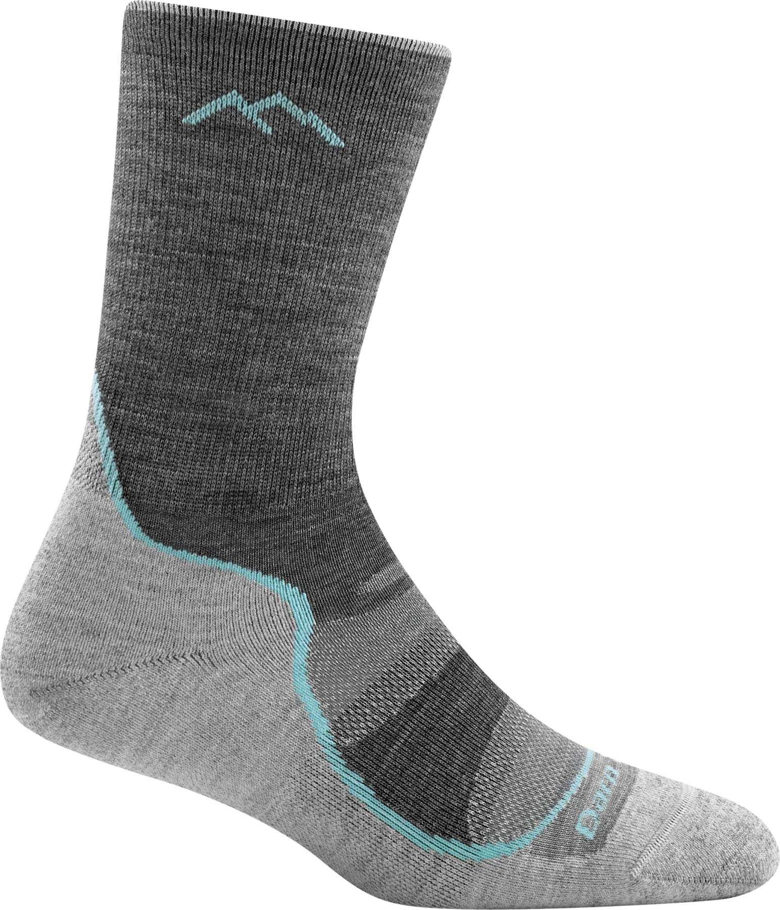 Darn Tough Women's Light Hiker Lightweight Micro Crew Socks - Moisture-Wicking Hiking Socks for Women - Perfect for Trail Running, Backpacking & Outdoor Adventures