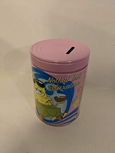SpongeBob SquarePants Piggy Bank - Tintin Nothing But Relaxation Money Box for Kids & Collectors | Perfect for Birthday Gifts, Home Decor, and Savings Jar