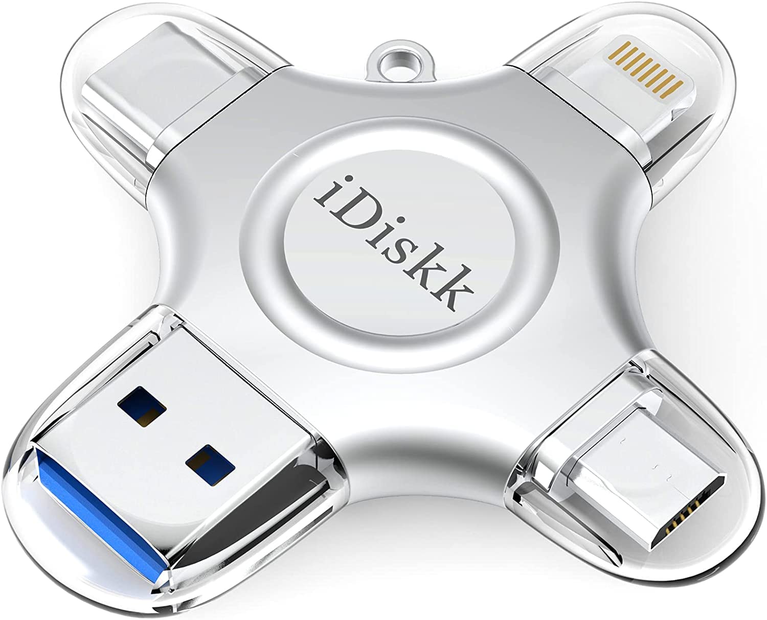 iDiskk 512GB MFI Certified USB Flash Drive for iPhone 14/13/12/11/X - Photo Storage Stick for iPad, Android, Samsung, MacBook & Computer - Backup Photos, Videos & Files for Travel, Work & School