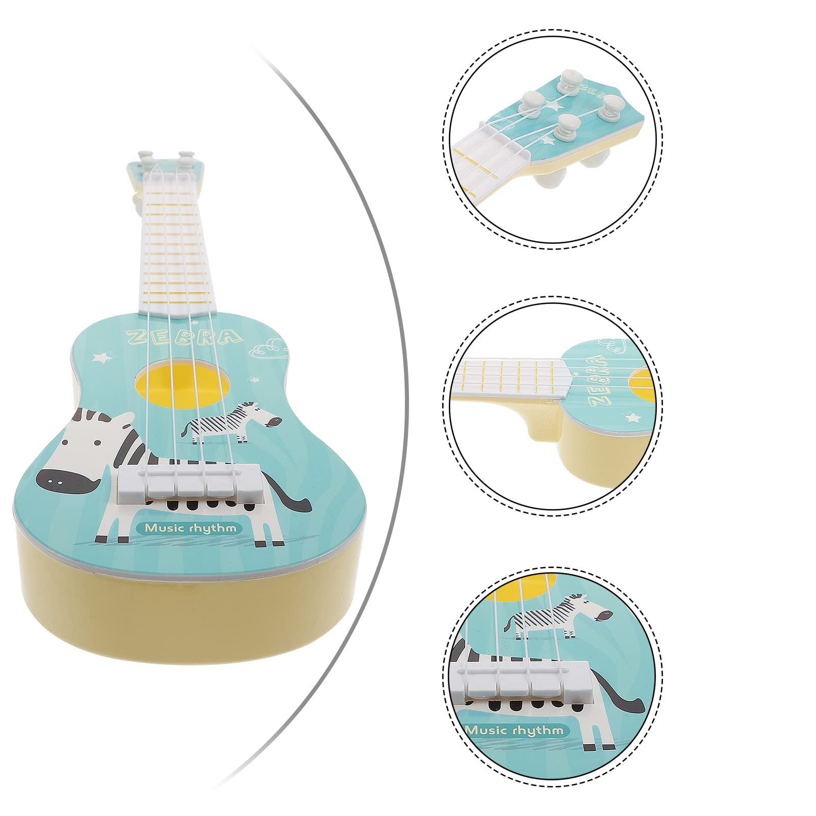 EXCLUZO Kids Ukulele Toy - Beginner Musical Instrument for Children | 21 Inch Small Guitar with Tuning Pegs & Carry Bag | Perfect for Birthday Gifts, Music Lessons & Family Bonding