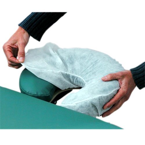 Disposable Fitted Face Cradle Covers for Massage Tables - 500 Pack - Hygienic Protection for Spa, Salon & Physical Therapy Sessions