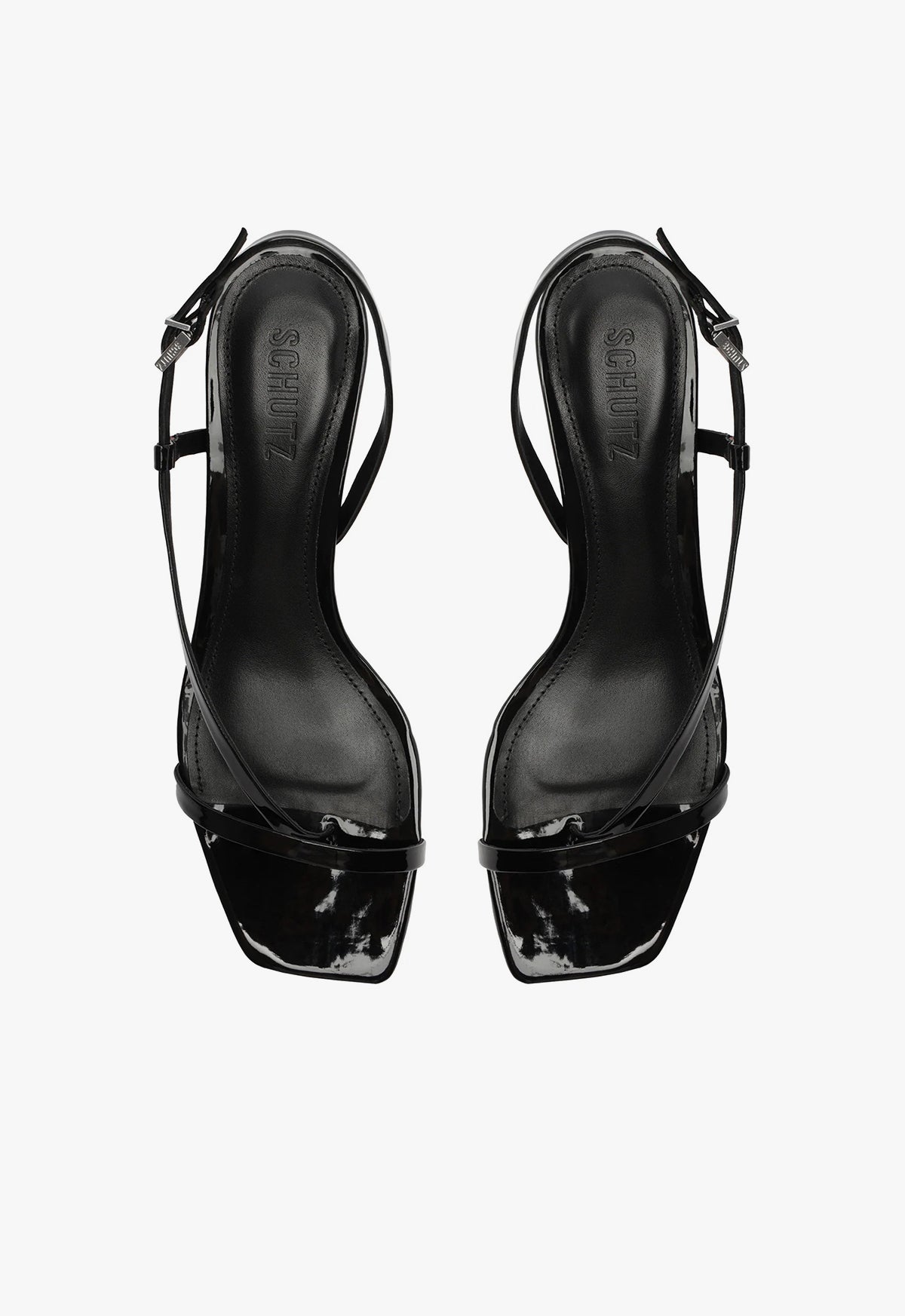 Heloise Patent Leather Sandal - Mid Heel Height (3 Inch) Women's Dress Sandals for Wedding, Party & Evening Wear - Style S2184900010026