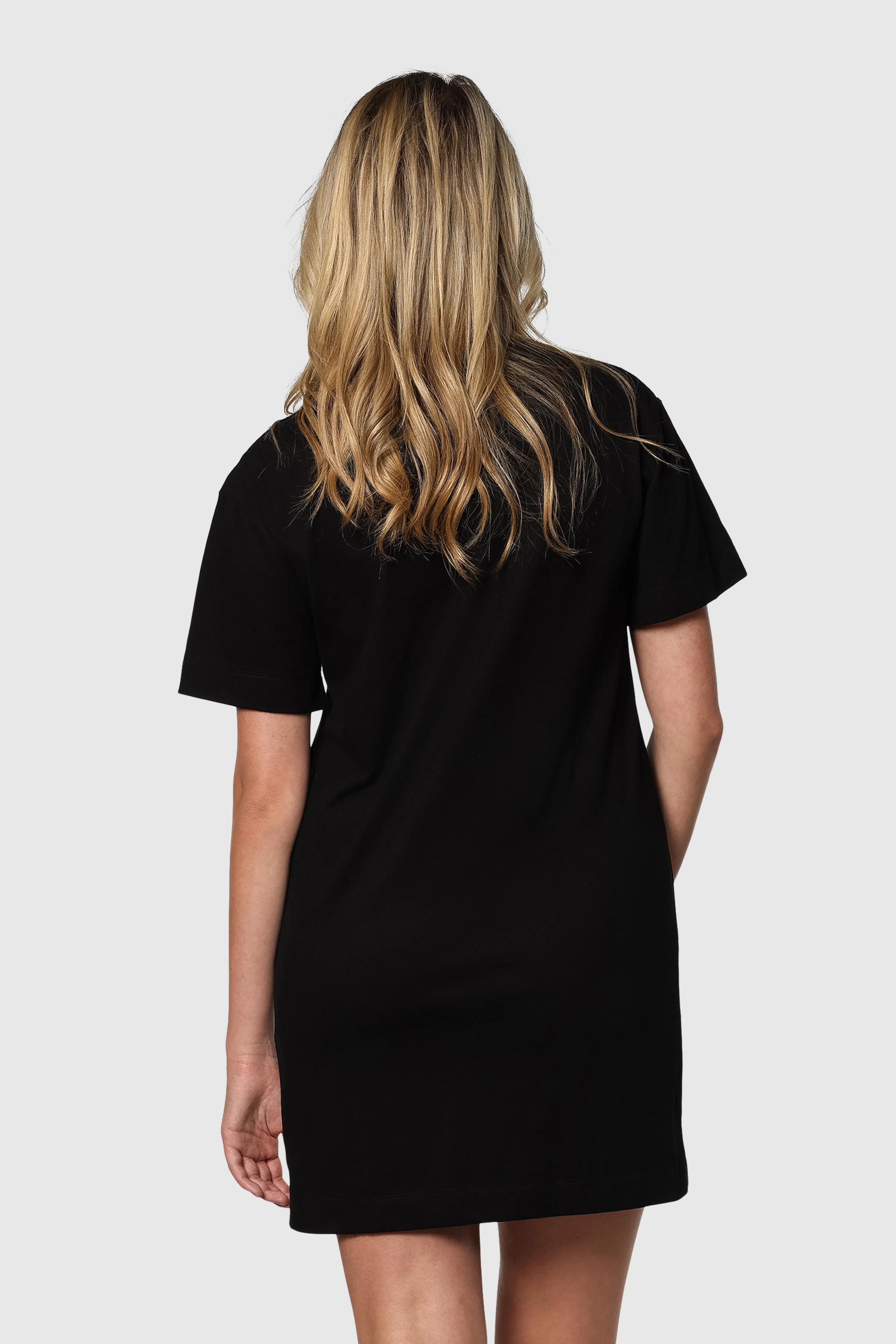 Women's Tee Dress with Speckle Print - Casual Summer T-Shirt Dress for Beach, Vacation & Everyday Wear
