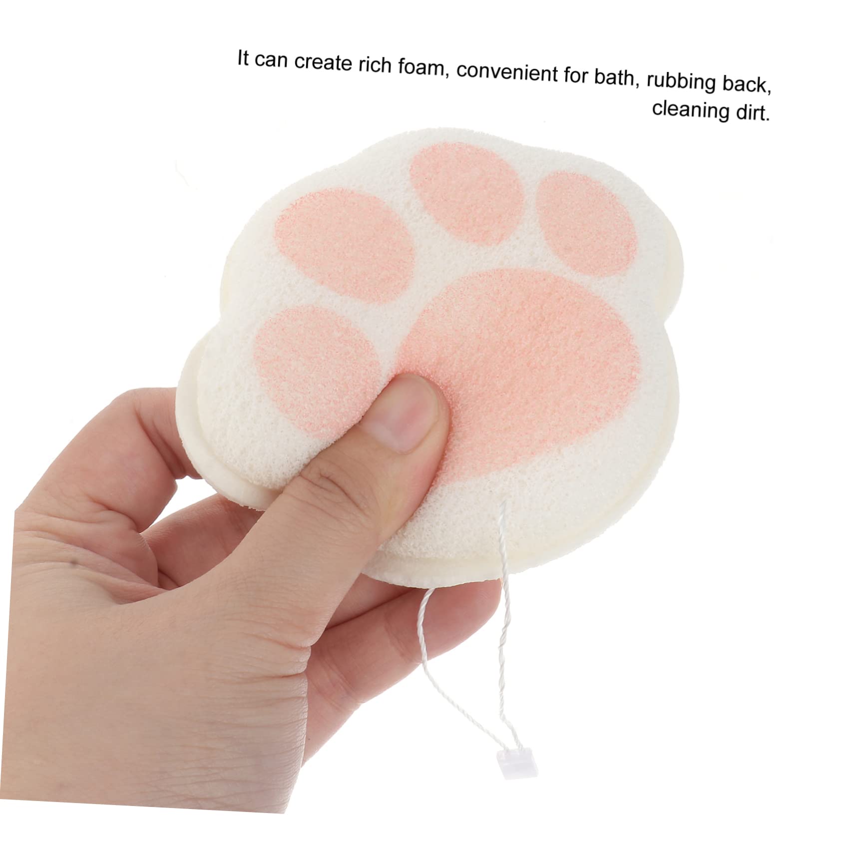 Beavorty 2-Pack Exfoliating Bath Sponges - Soft Shower Loofah Puffs for Gentle Skin Cleansing & Body Scrub - Hydrophilic Polyurethane Sponge for Kids & Adults - Perfect for Daily Shower, Bath Time & Spa Relaxation