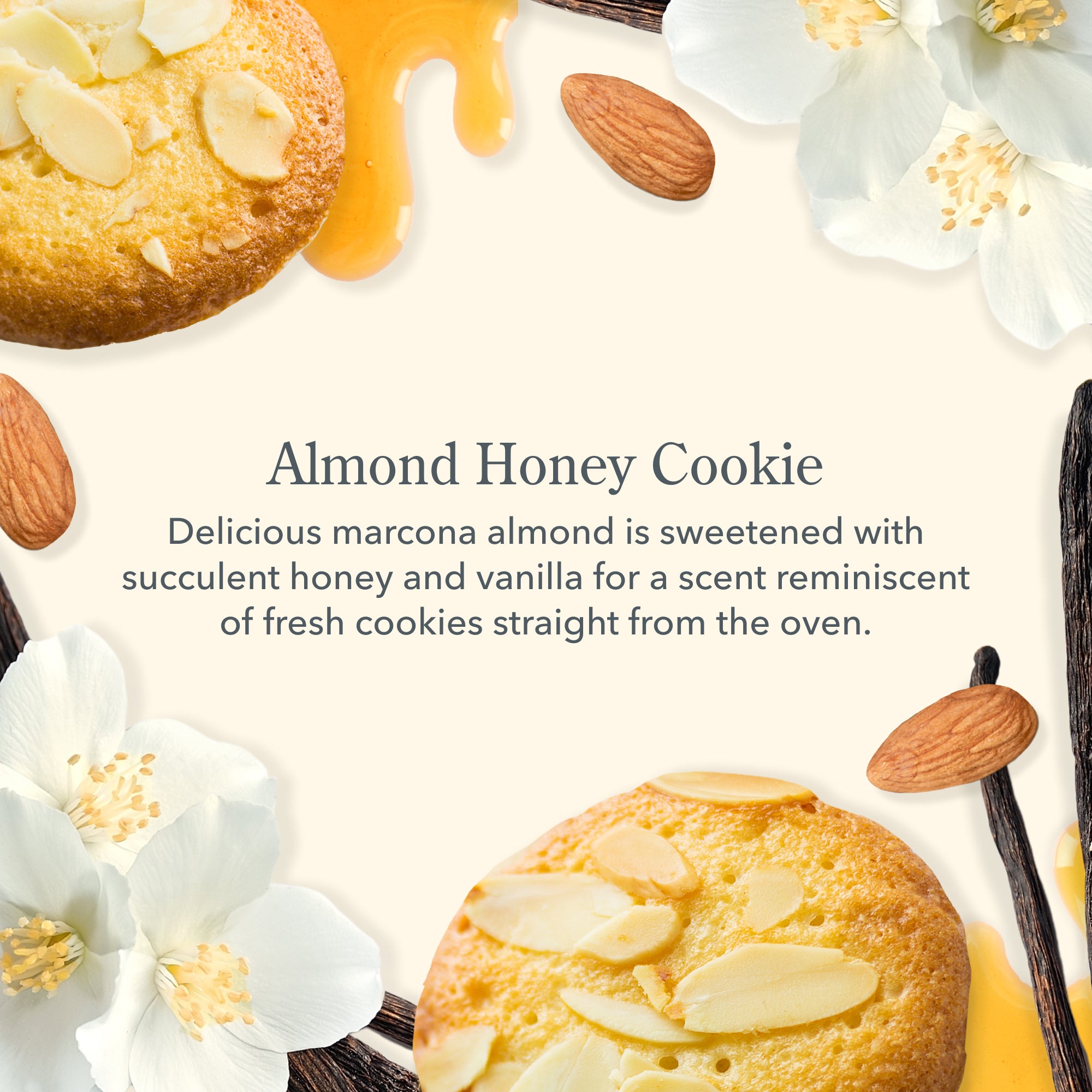 Almond Honey Cookie Scented Goat Milk Soap - 4 Pack Palm-Sized Bars for Sensitive Skin | Moisturizing & Gentle Cleansing | Perfect for Dry Skin Care, Bath Gift Sets & Spa Day at Home
