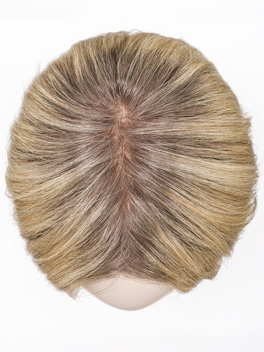 Premium Human Hair & Synthetic Blend Lace Front Wig with Double Mono Top - Natural Look for Daily Wear, Cosplay & Special Occasions