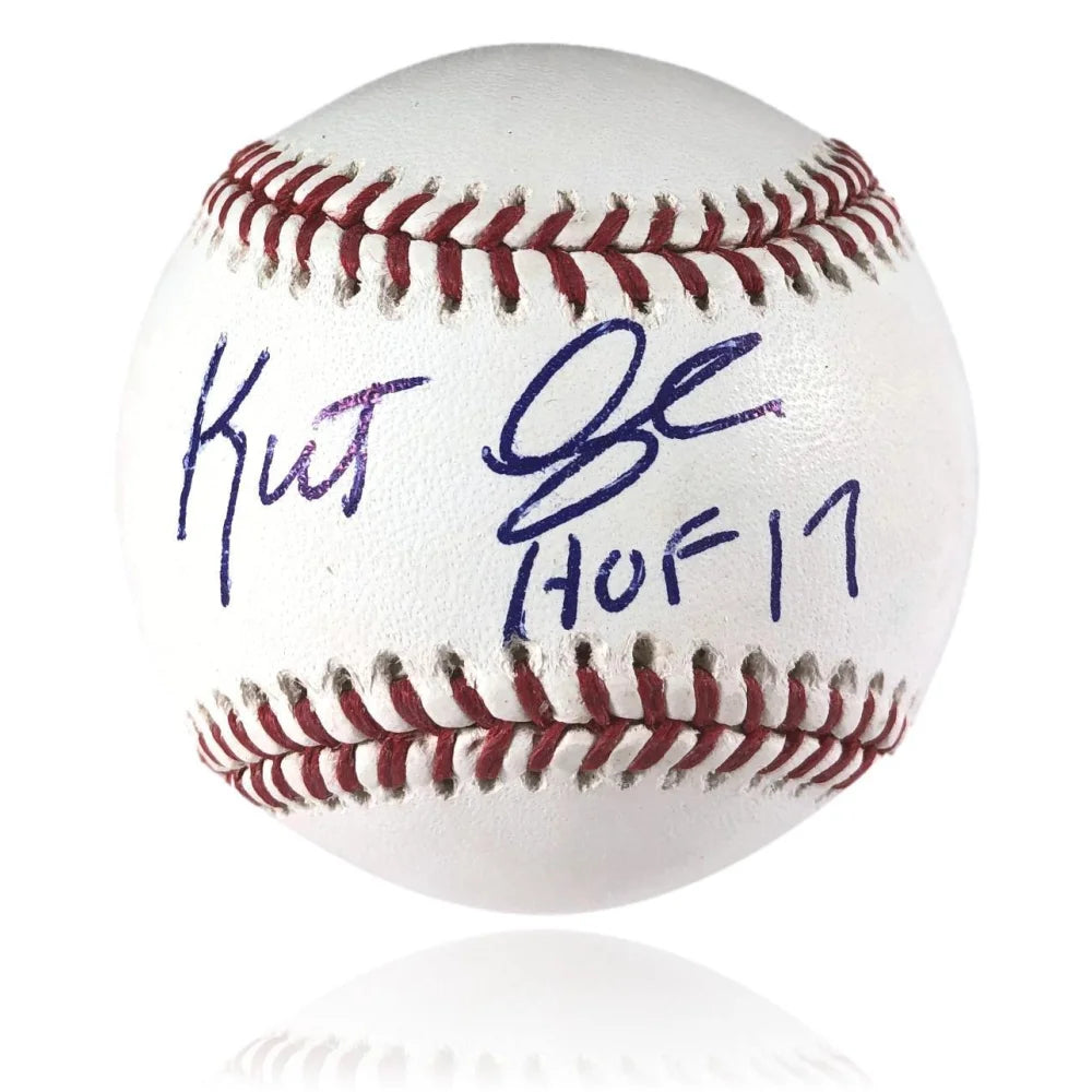 Authentic Kurt Angle Autographed WWE WWF Hof 17 Baseball with JSA COA - Collectible Memorabilia for Wrestling Fans & Sports Enthusiasts