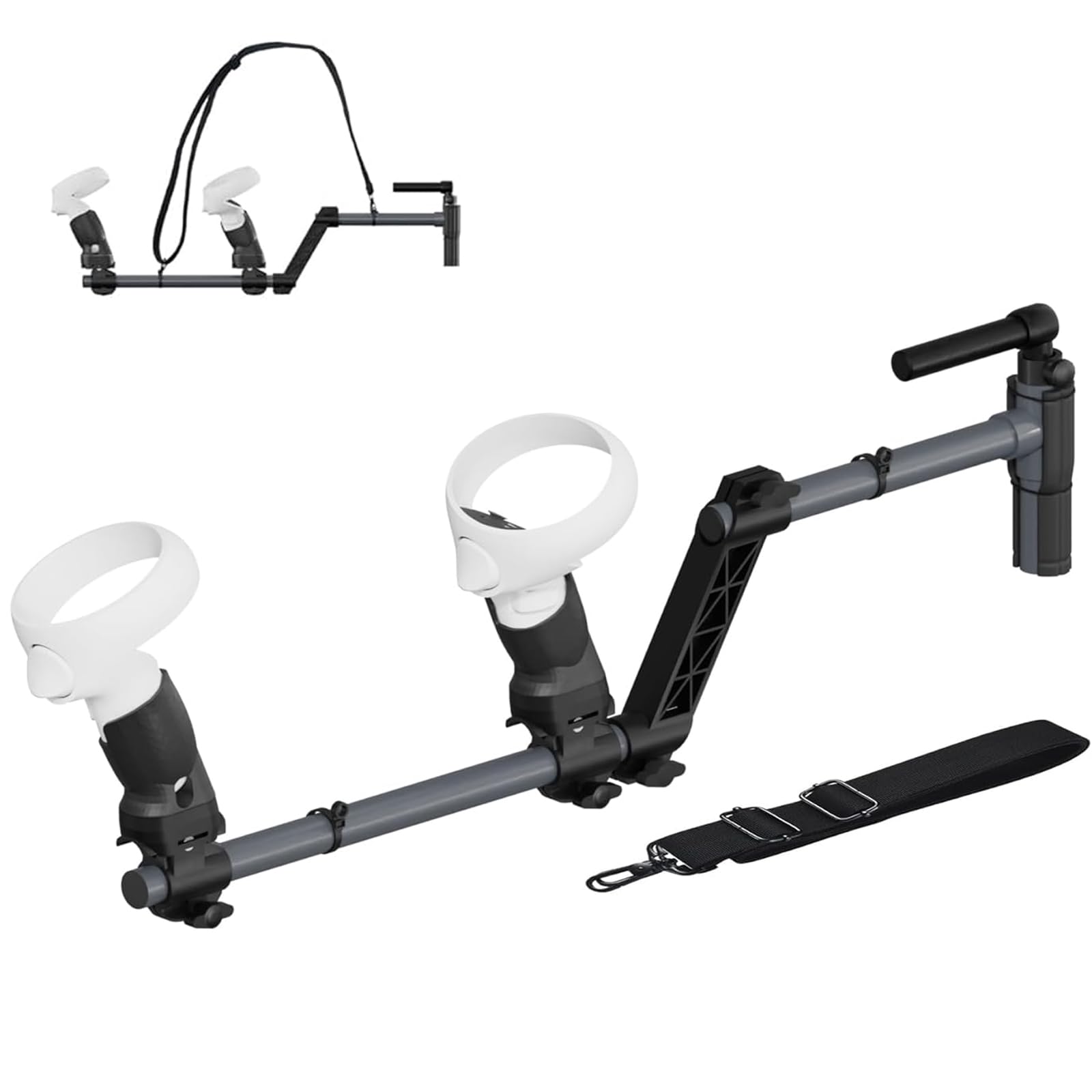 **Magnetic VR Gun Stock for Meta Quest 2 – Lightweight & Quick-Release Rifle Grip Controller Accessory – Compatible with Quest 2 – Perfect for FPS Gaming & Immersive VR Shooting Experiences**
