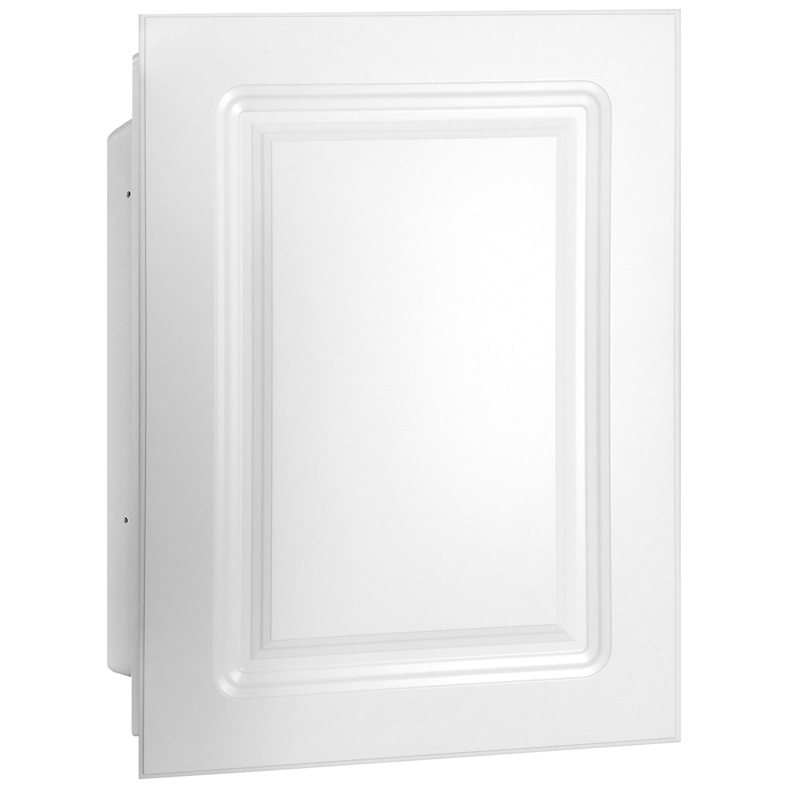 White Recessed Medicine Cabinet with Adjustable Shelves - 16