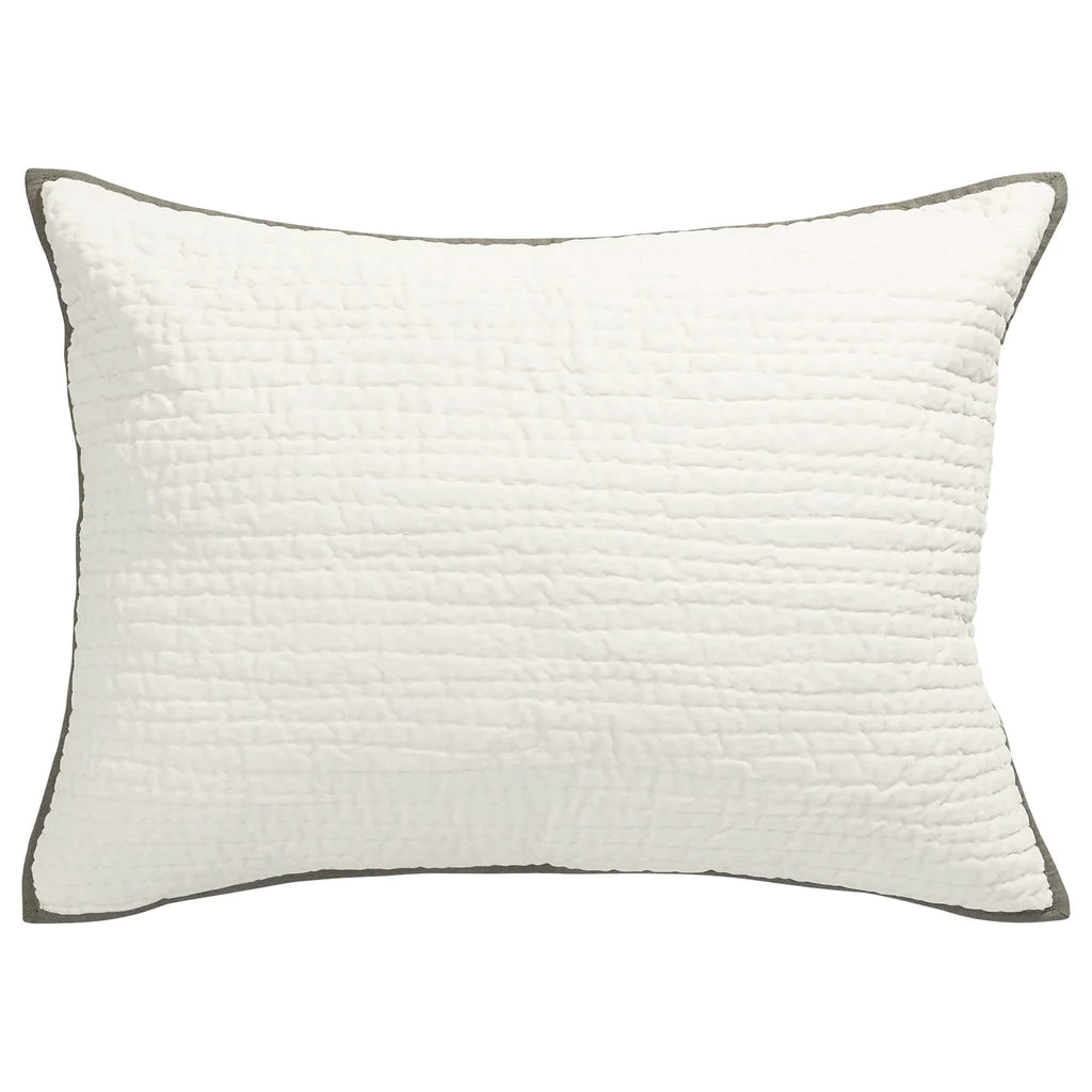 Avasa Home Taylor Dutch Euro Sham Pillow Cover - Premium Cotton Sham for Standard Size Pillows - Perfect for Bedroom, Guest Room & Hotel Decor