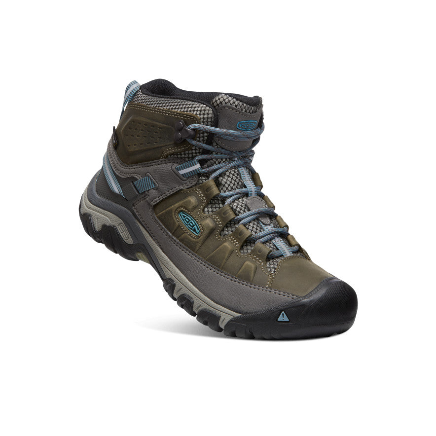 Women's KEEN Targhee III Waterproof Hiking Boots - Magnet/Atlantic Blue | Mid-Cut Ankle Support for Outdoor Adventures & Trail Walking