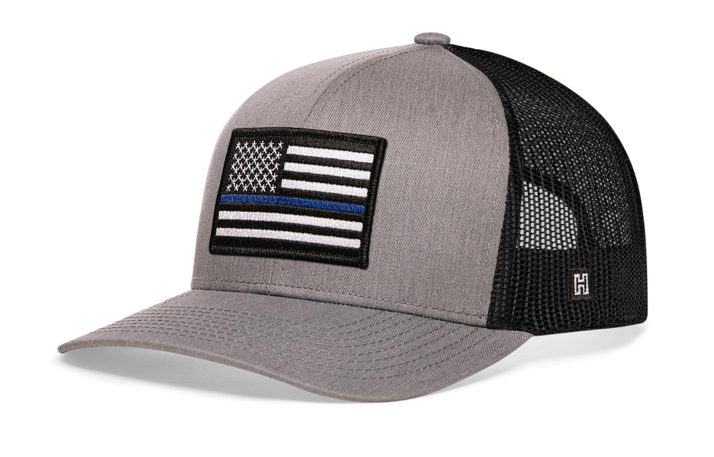 HAKA American Flag Hat - Adjustable USA Trucker Cap for Men & Women | Breathable Mesh Snapback Baseball Hat | Patriotic Outdoor Accessory for 4th of July, BBQ, Sports & Casual Wear